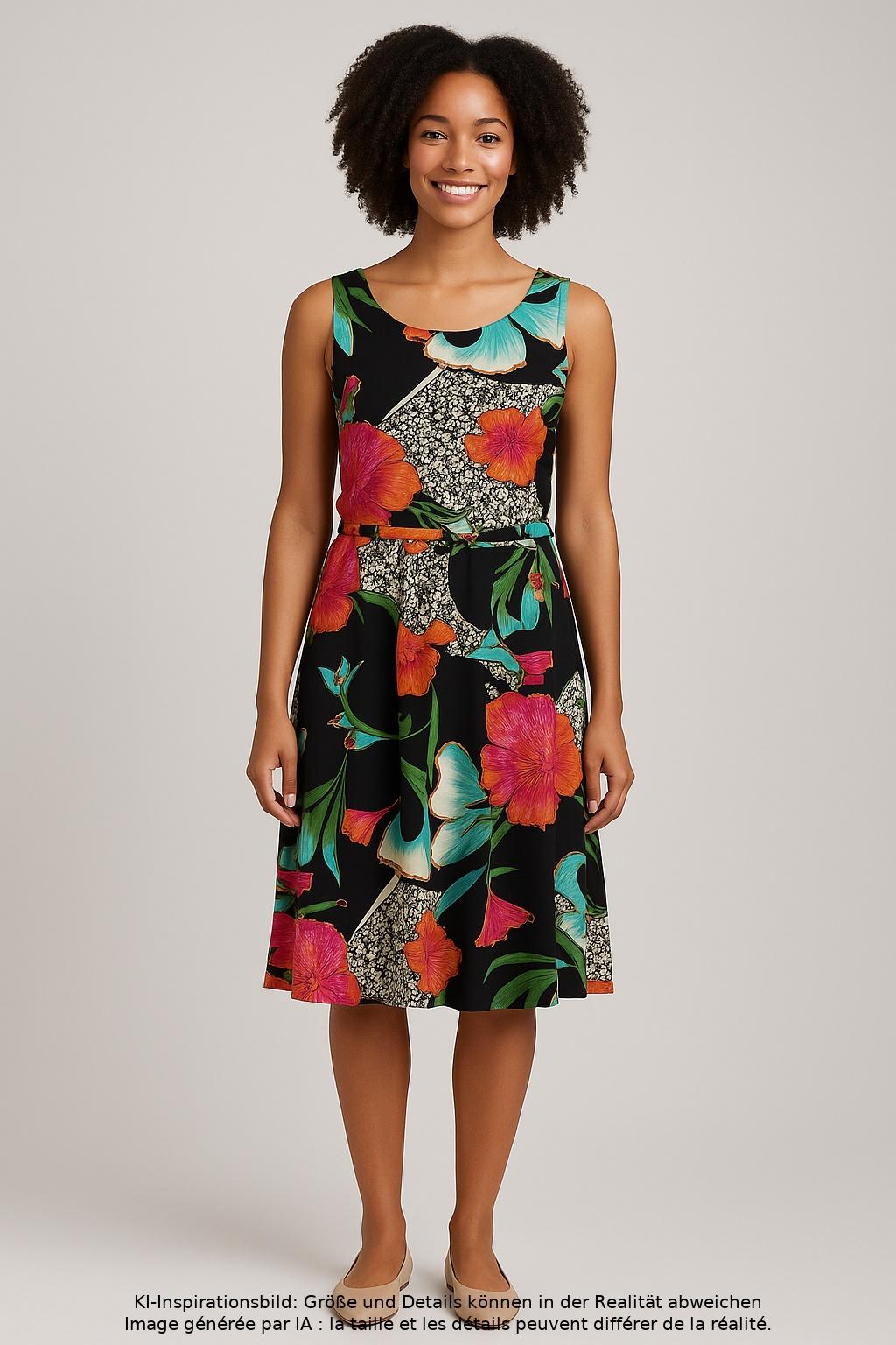 

King Louie Damen Kleid, mehrfarbig, Gr. 36