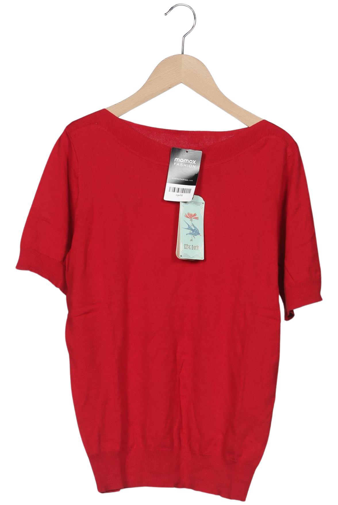 

King Louie Damen Pullover, rot, Gr. 42