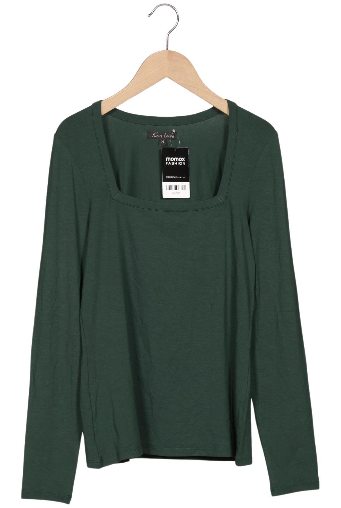 

King Louie Damen Langarmshirt, grün, Gr. 38