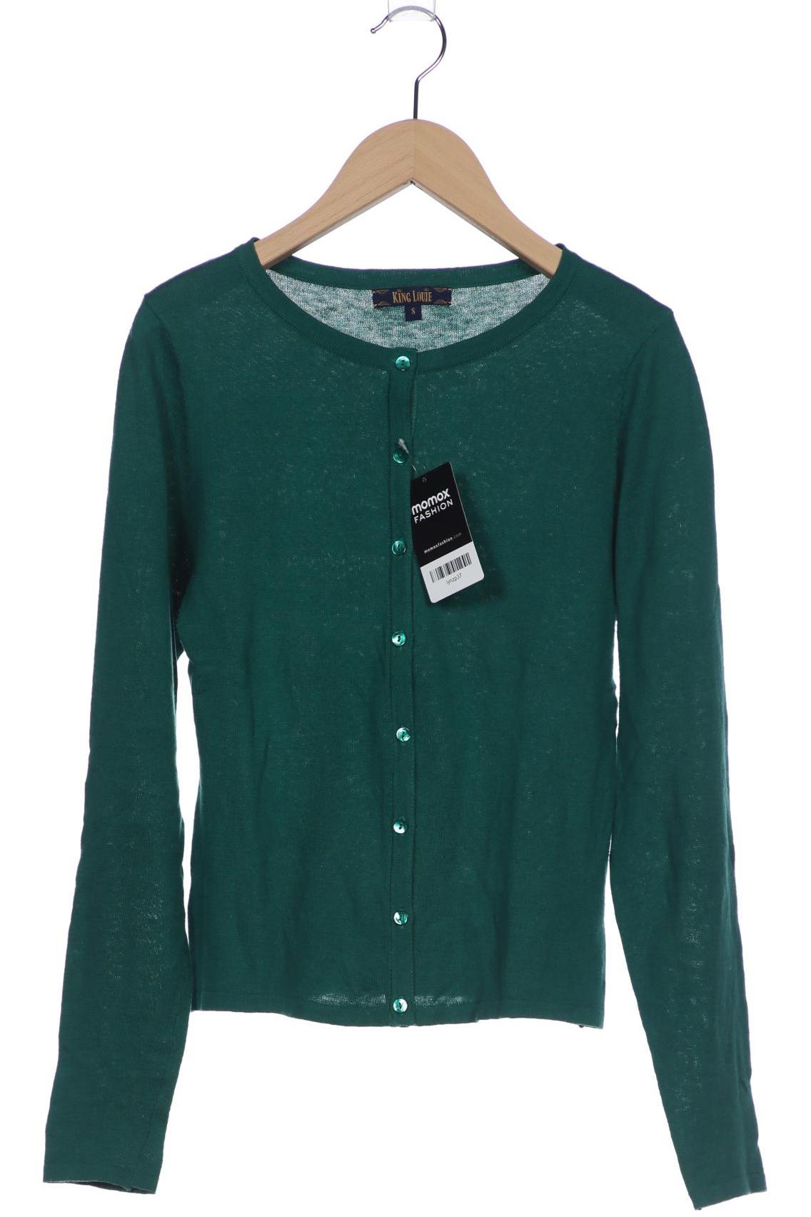 

King Louie Damen Strickjacke, grün, Gr. 36