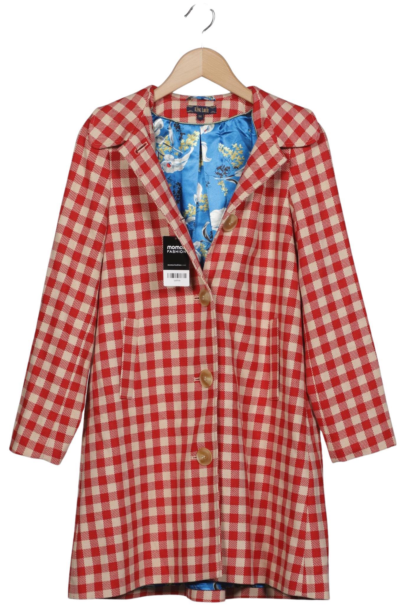 

King Louie Damen Mantel, mehrfarbig, Gr. 34