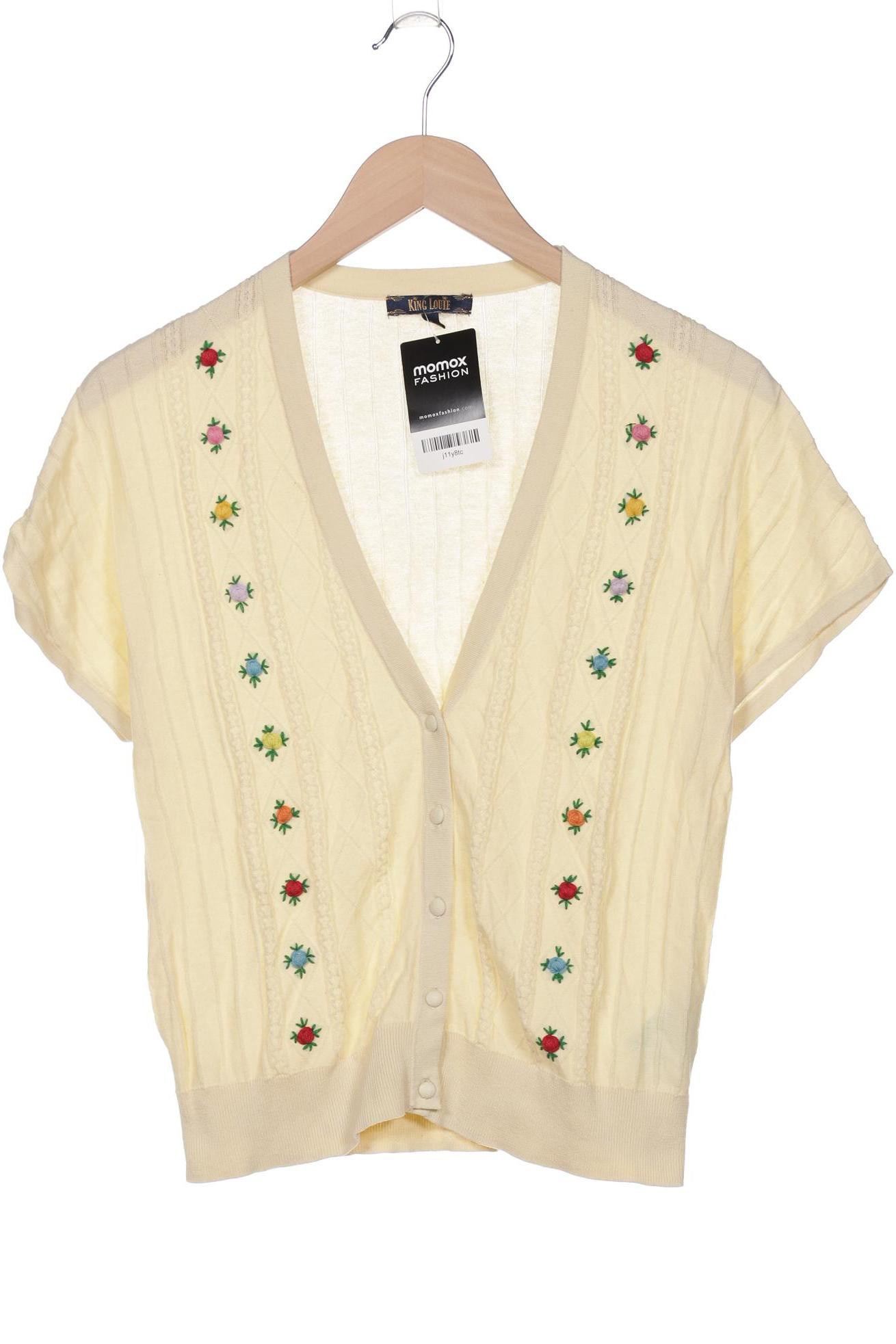 

King Louie Damen Strickjacke, cremeweiß, Gr. 42