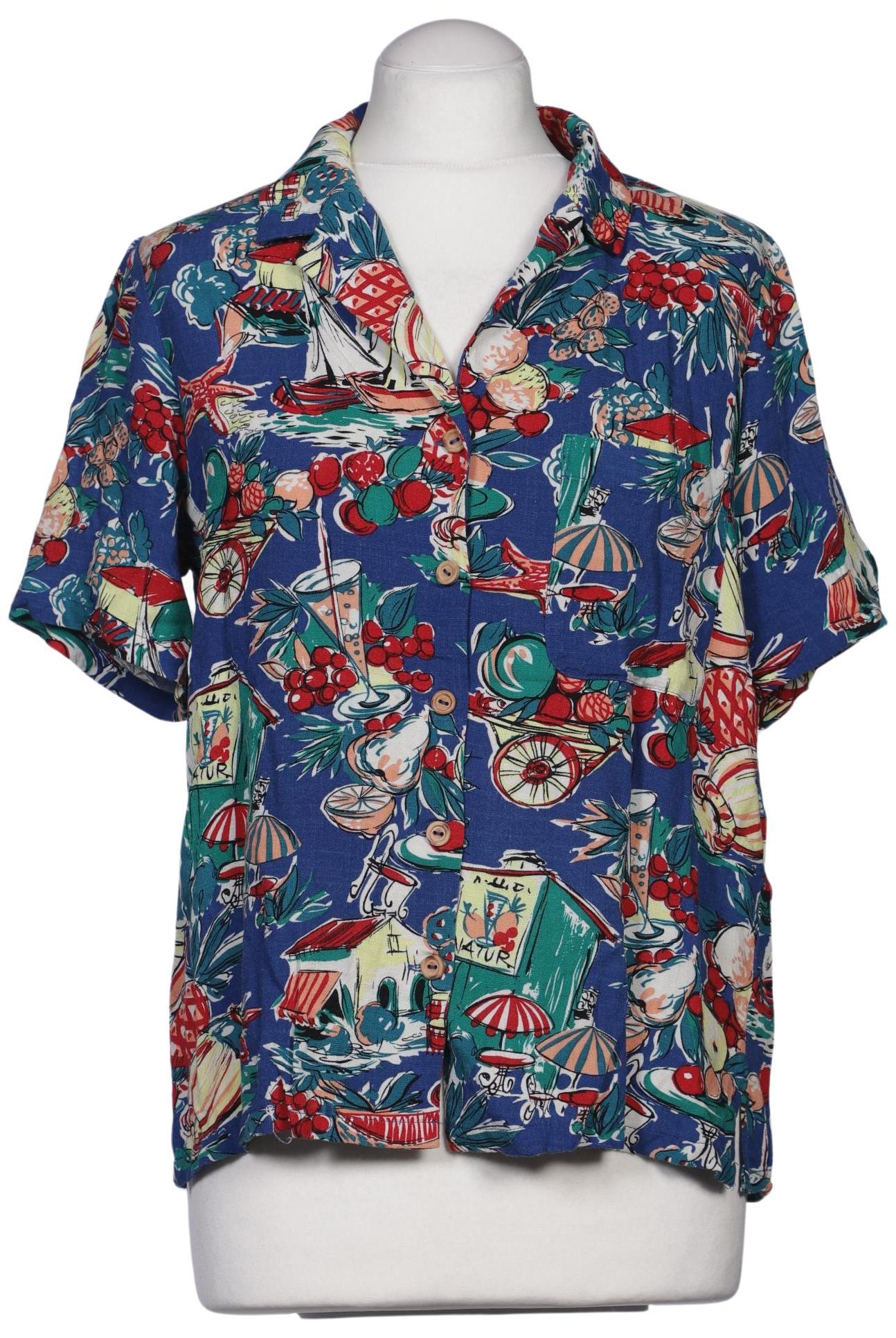 

King Louie Damen Bluse, mehrfarbig, Gr. 38