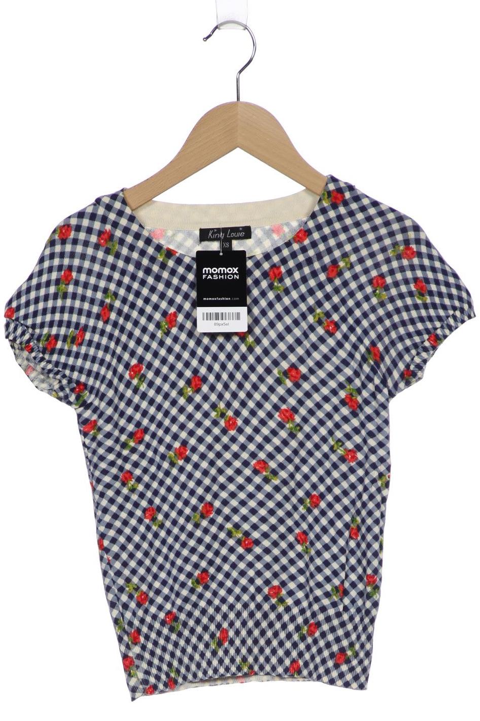 

King Louie Damen T-Shirt, marineblau, Gr. 34