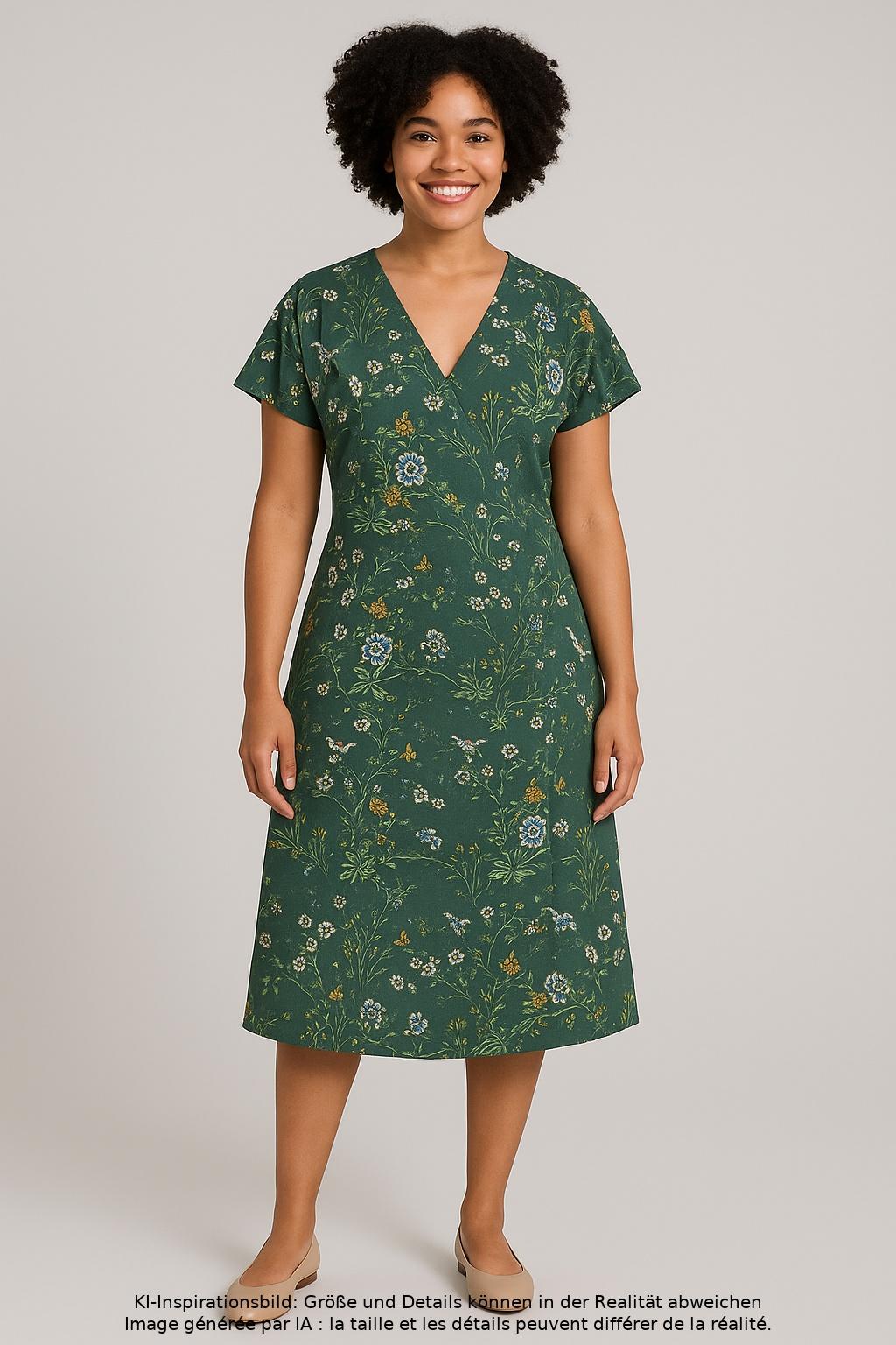 

King Louie Damen Kleid, grün, Gr. 38