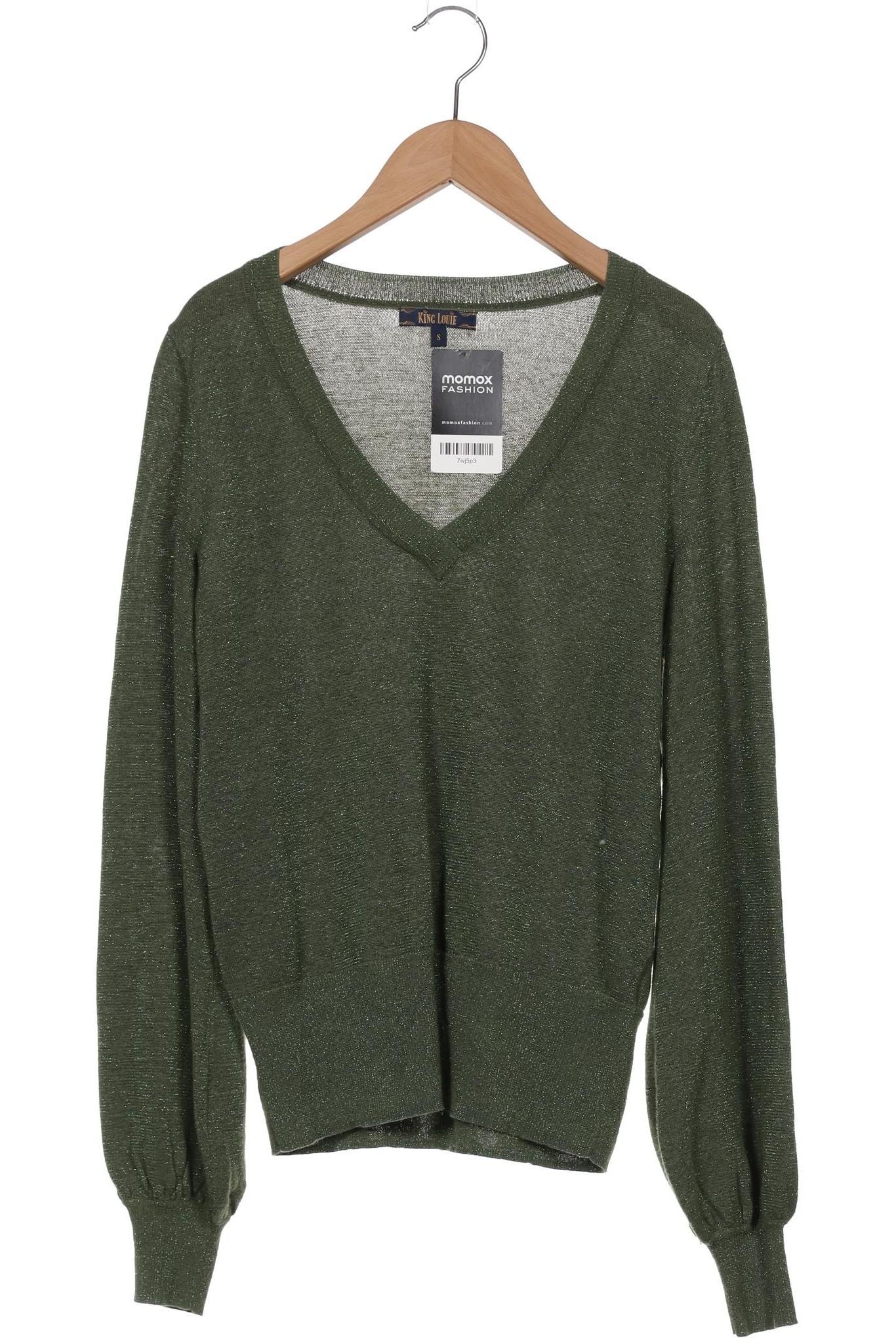 

King Louie Damen Pullover, grün, Gr. 36