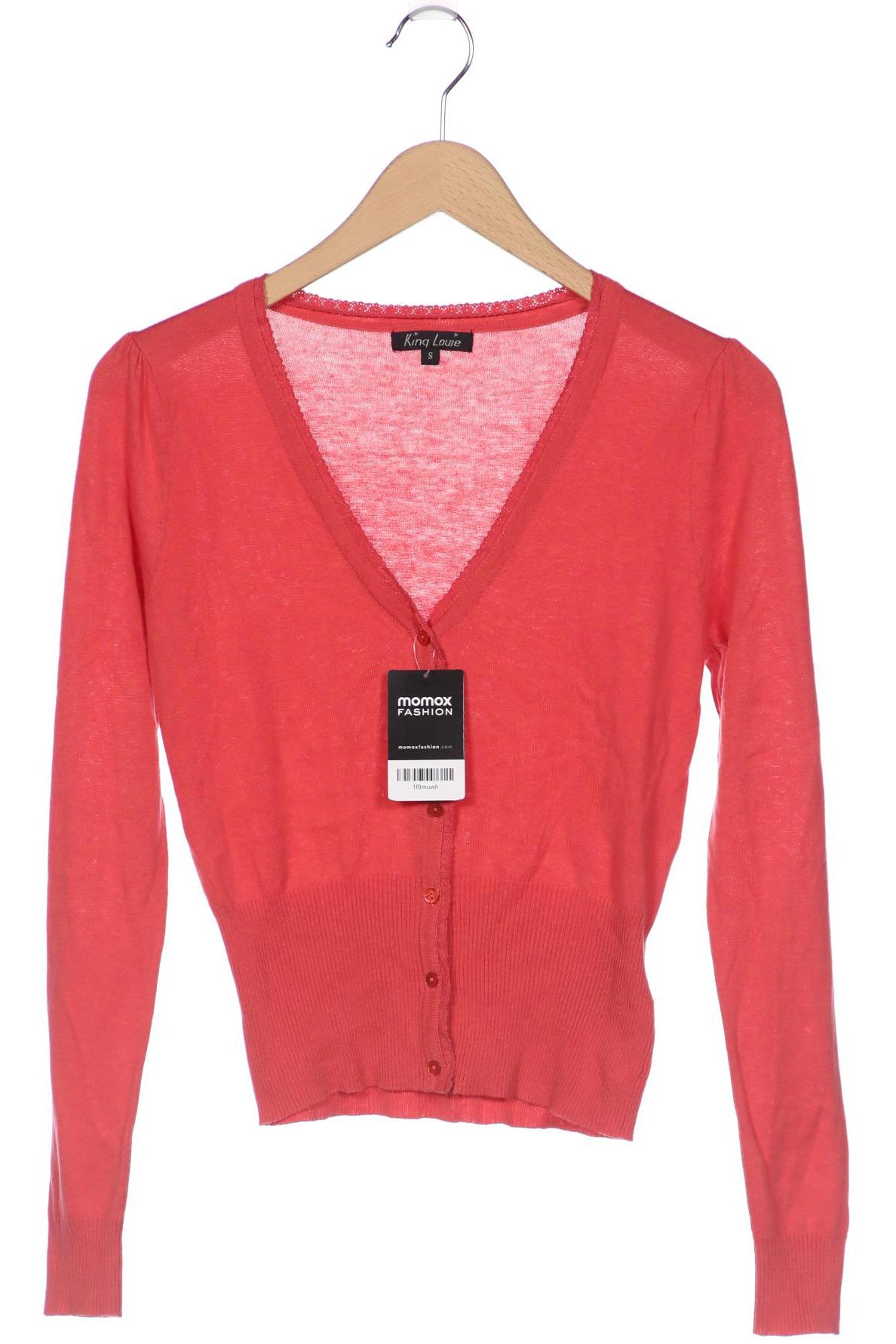 

King Louie Damen Strickjacke, rot, Gr. 36