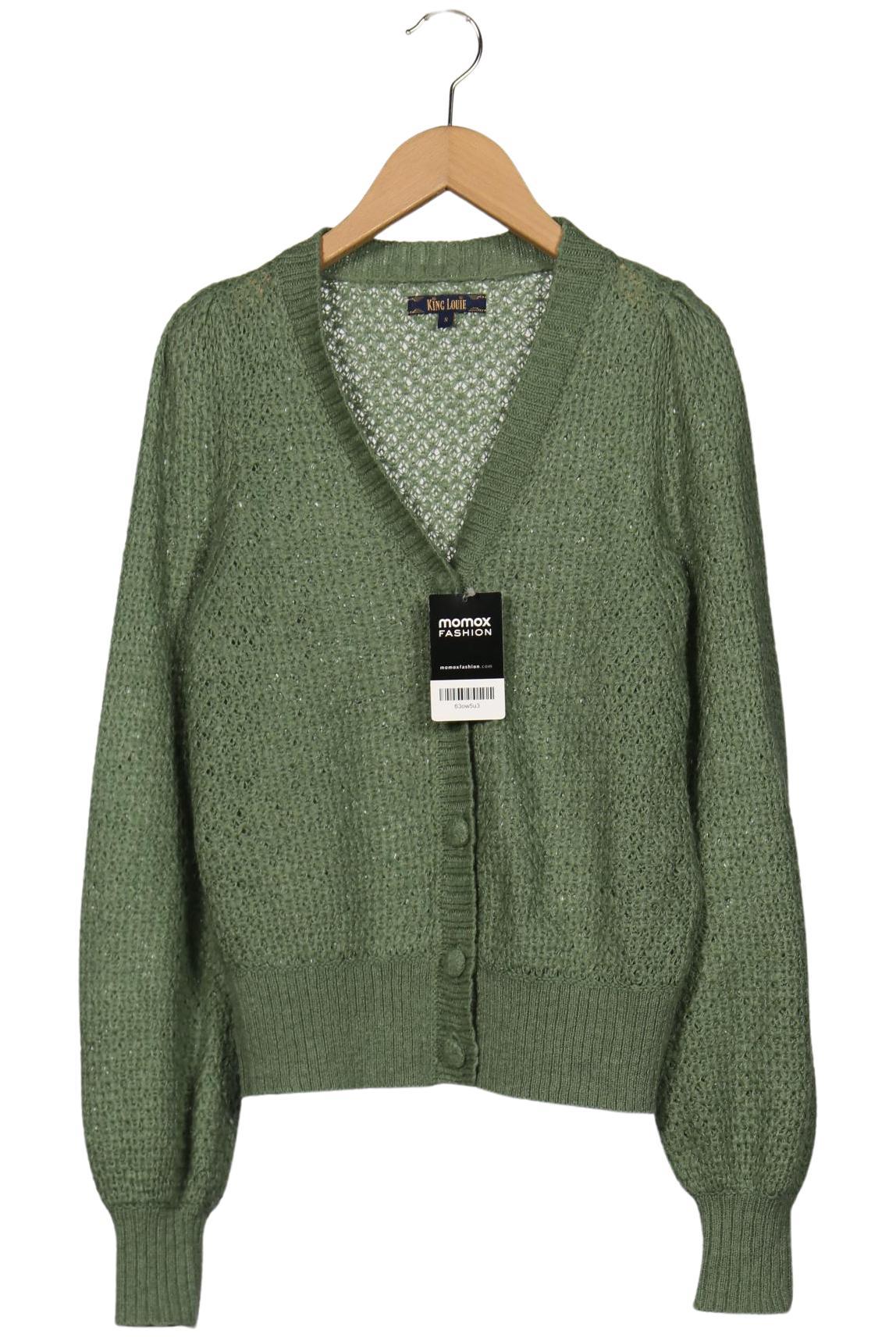 

King Louie Damen Strickjacke, grün, Gr. 36