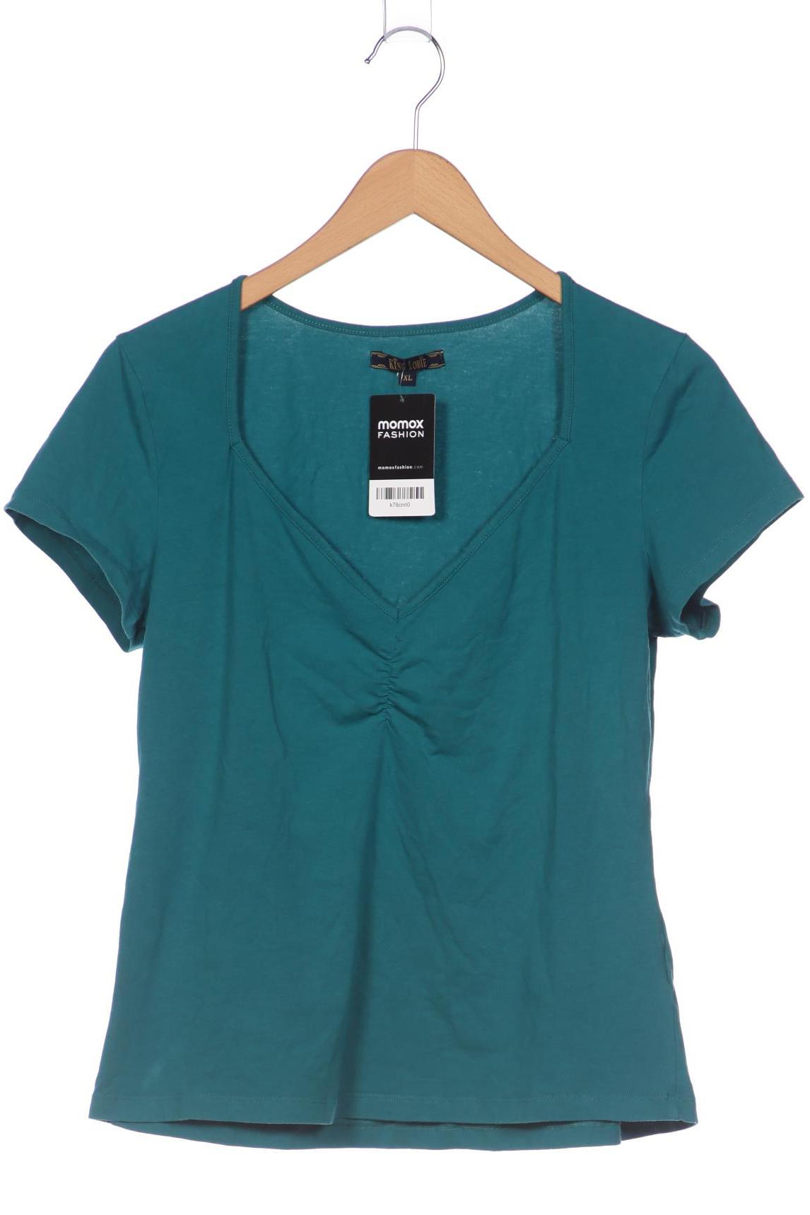 

King Louie Damen T-Shirt, türkis, Gr. 44