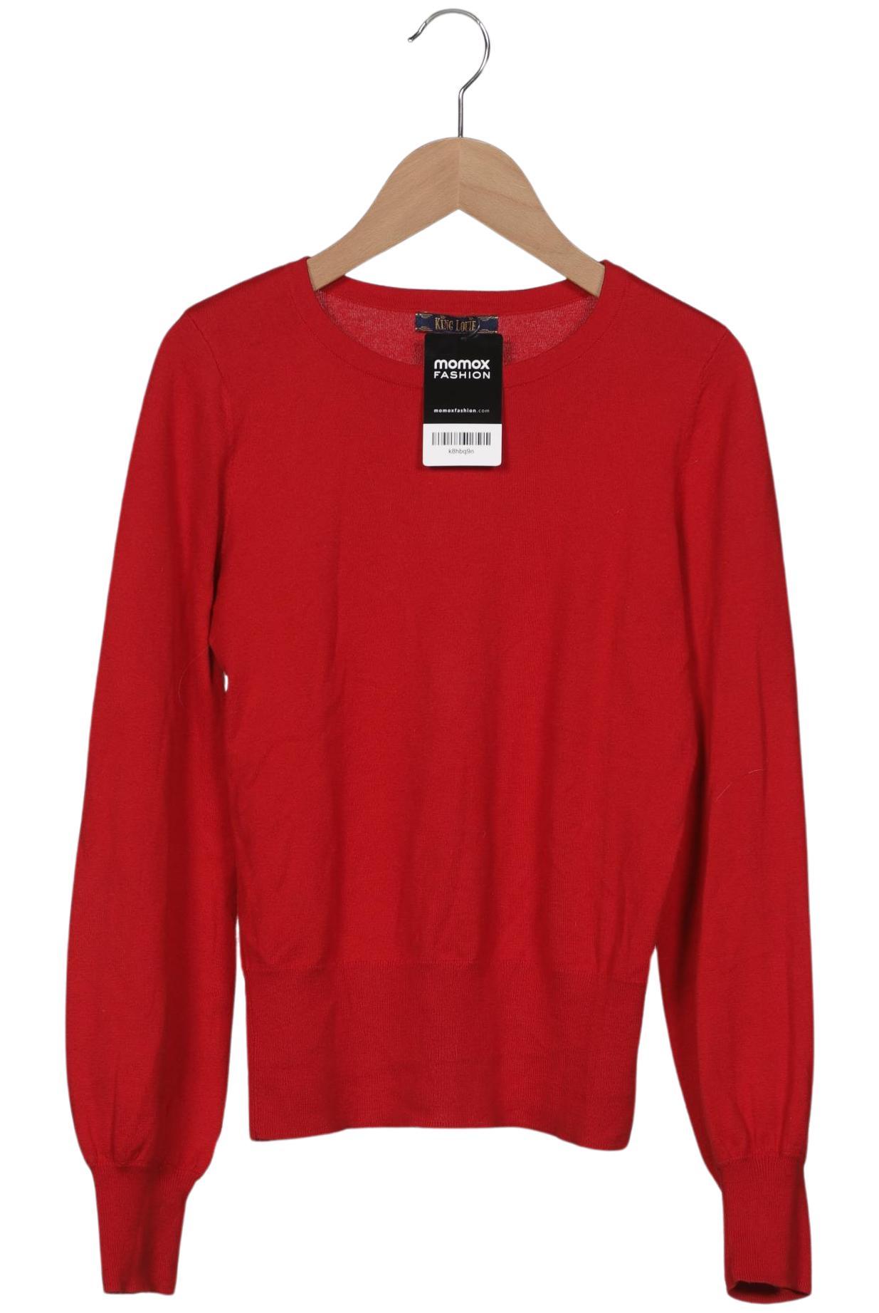 

King Louie Damen Pullover, rot, Gr. 36