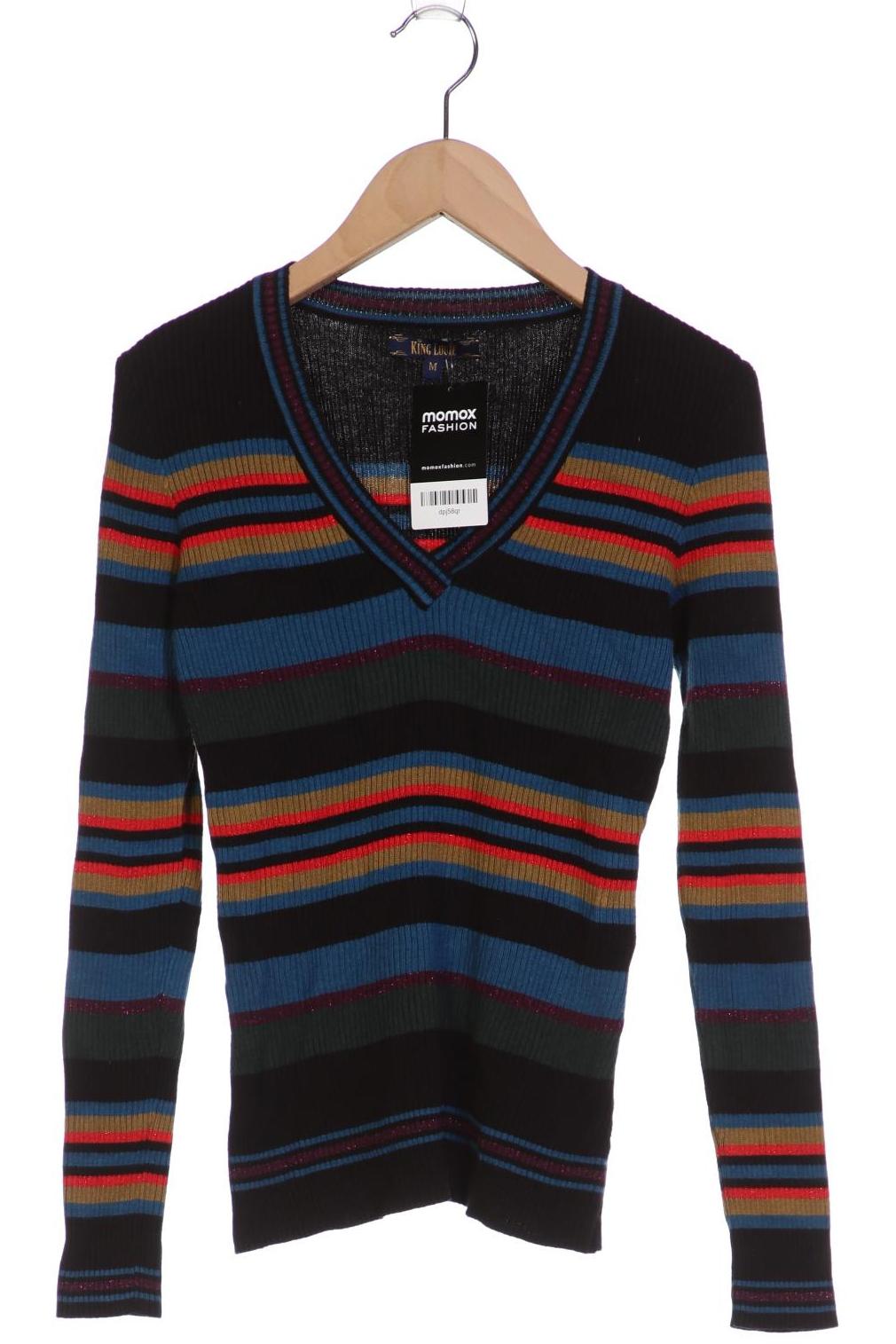 

King Louie Damen Pullover, schwarz, Gr. 38