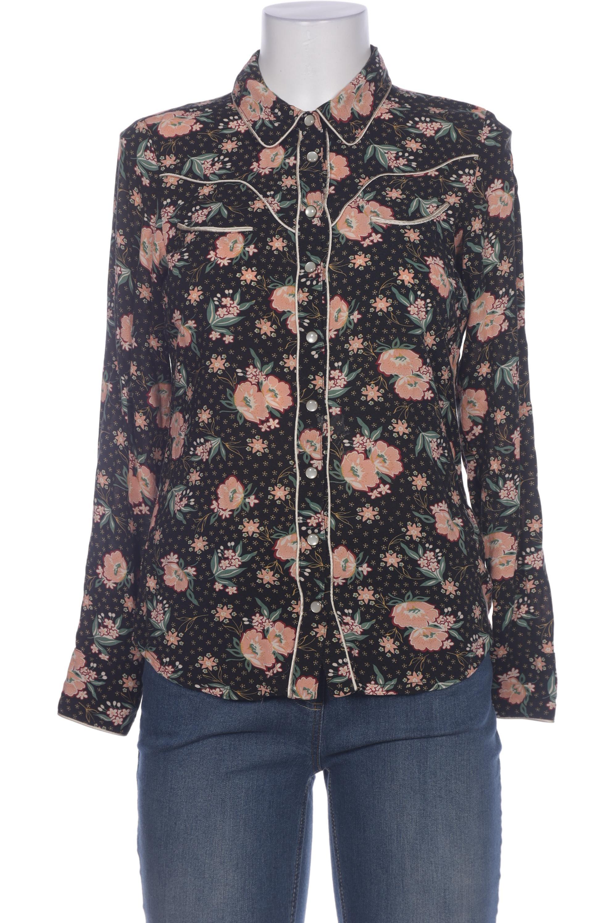 

King Louie Damen Bluse, schwarz, Gr. 38