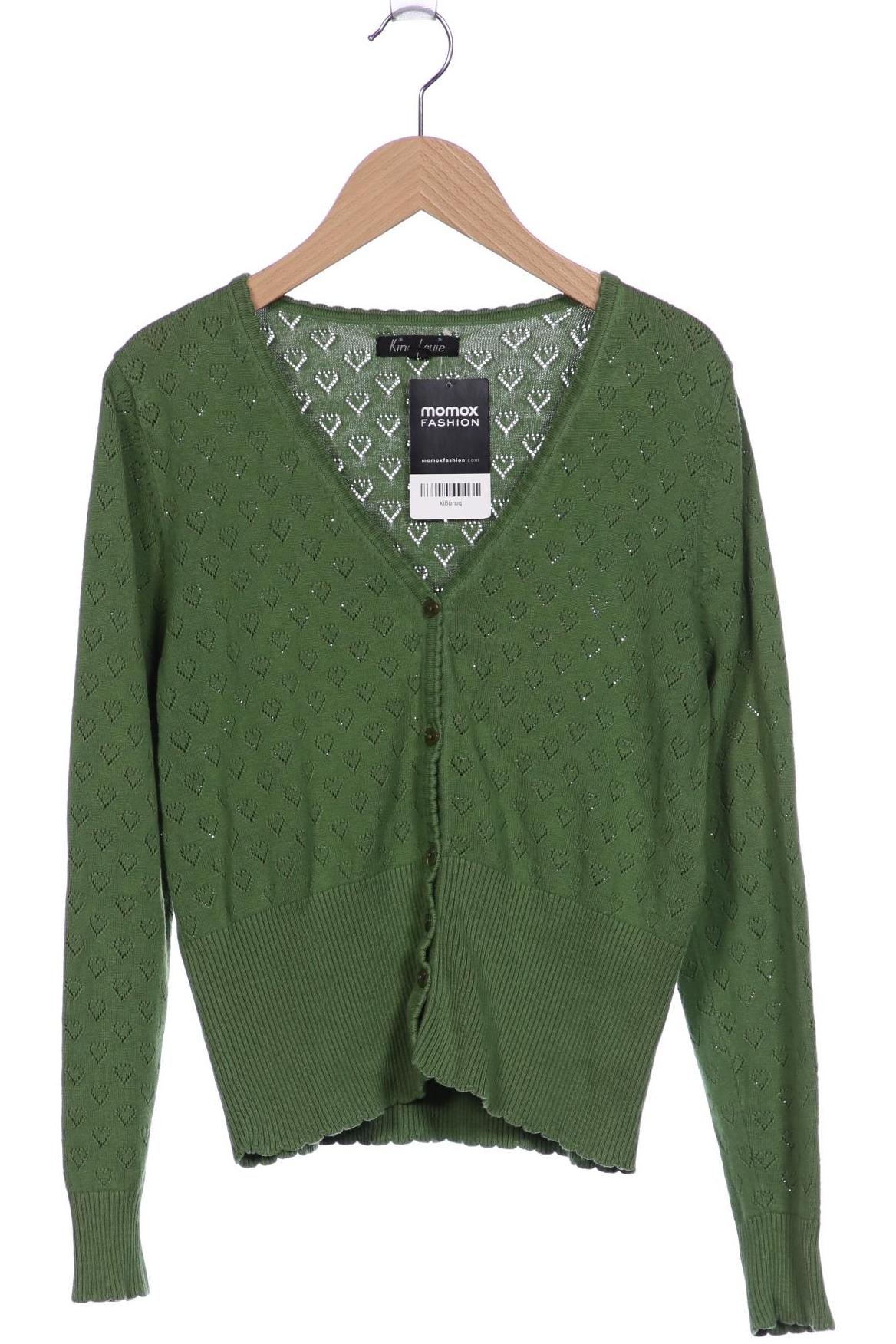 

King Louie Damen Strickjacke, grün, Gr. 42