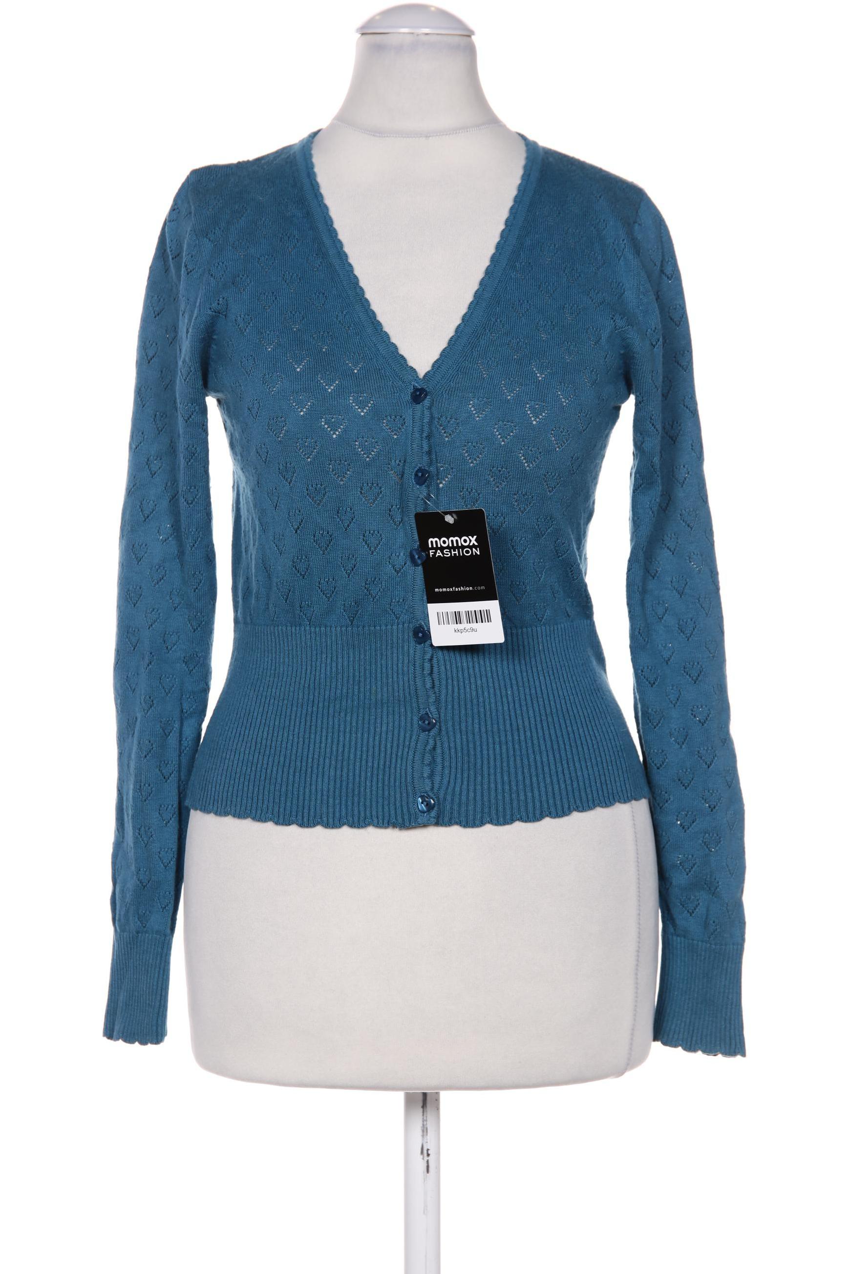 

King Louie Damen Strickjacke, blau, Gr. 36