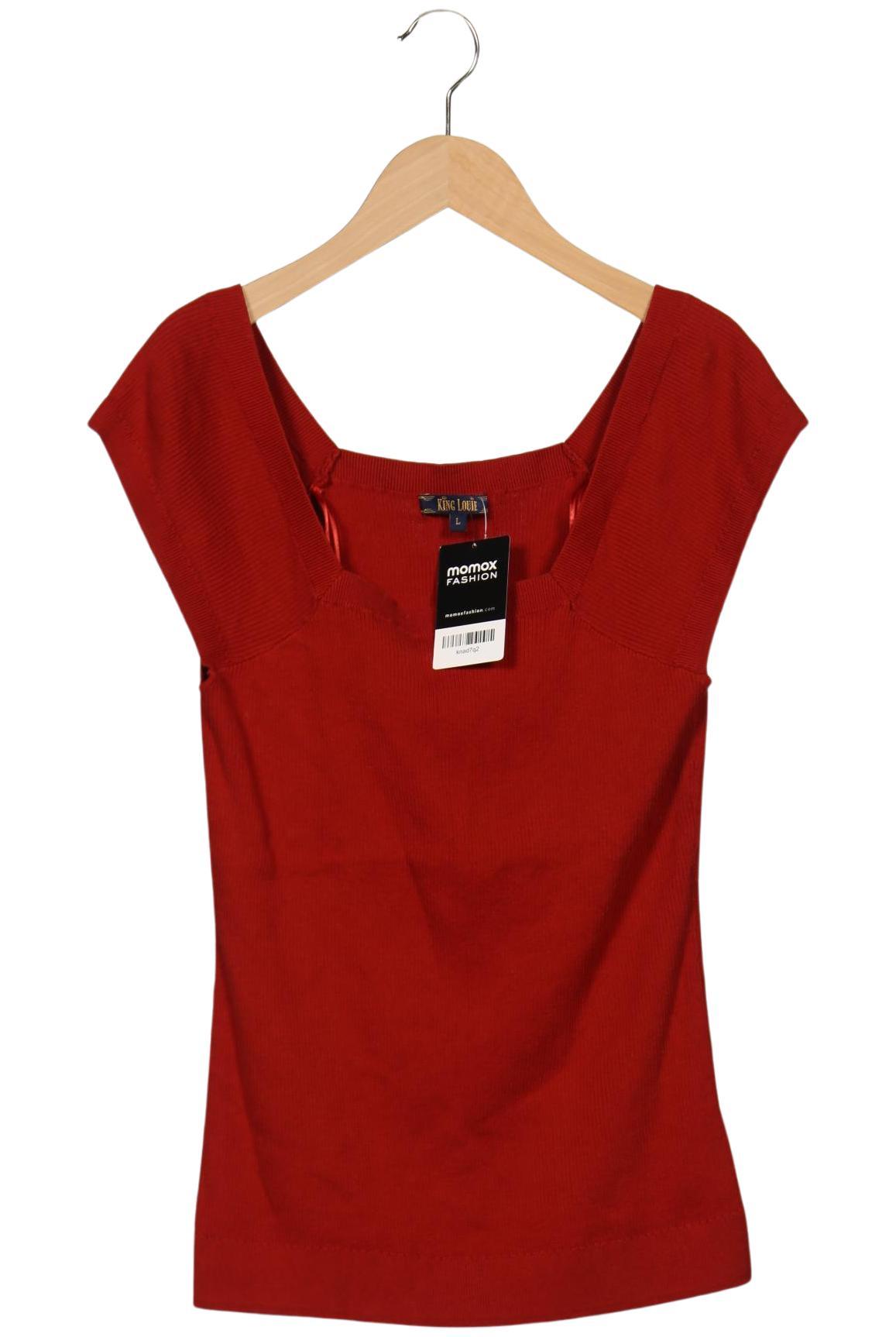 

King Louie Damen T-Shirt, rot, Gr. 42