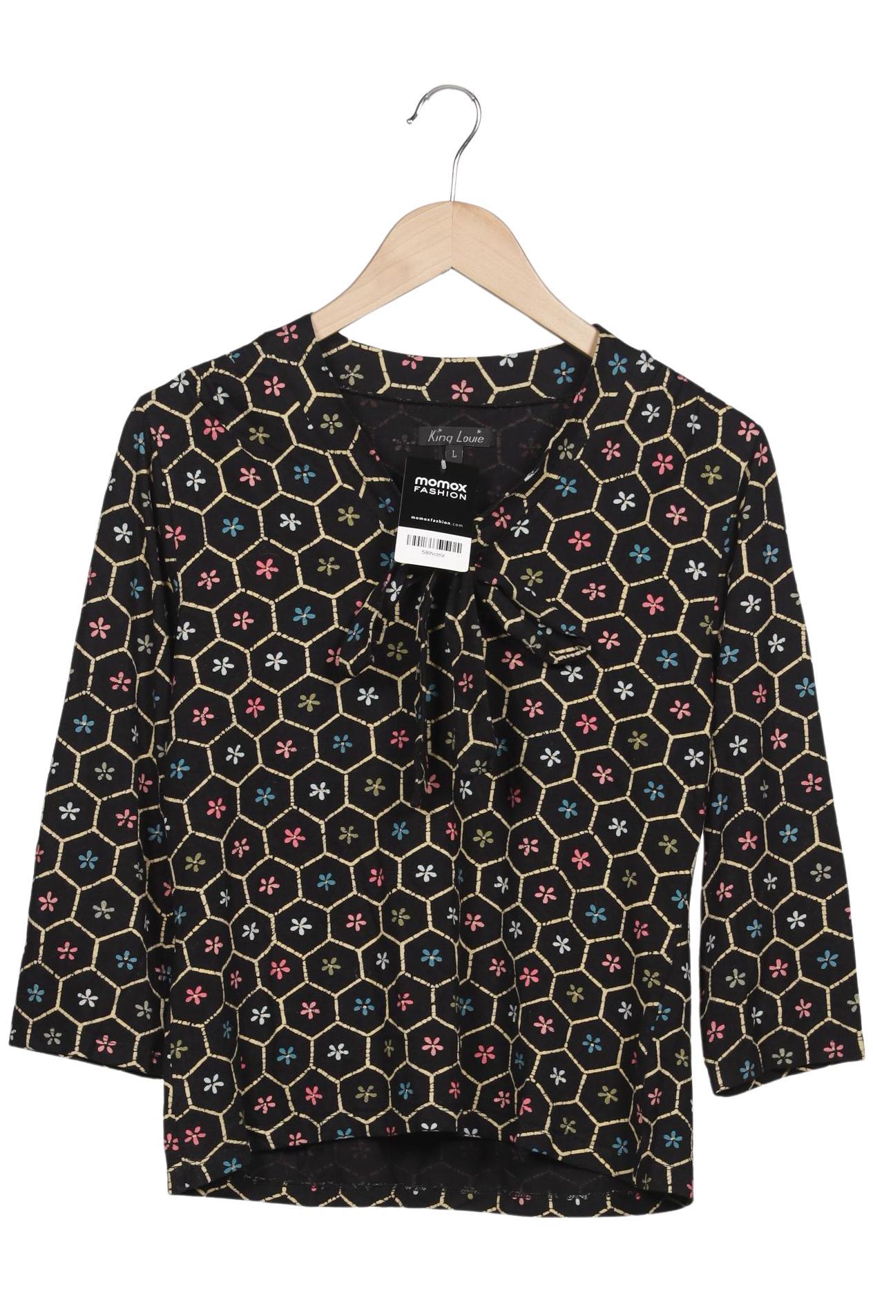 

King Louie Damen Langarmshirt, mehrfarbig, Gr. 42