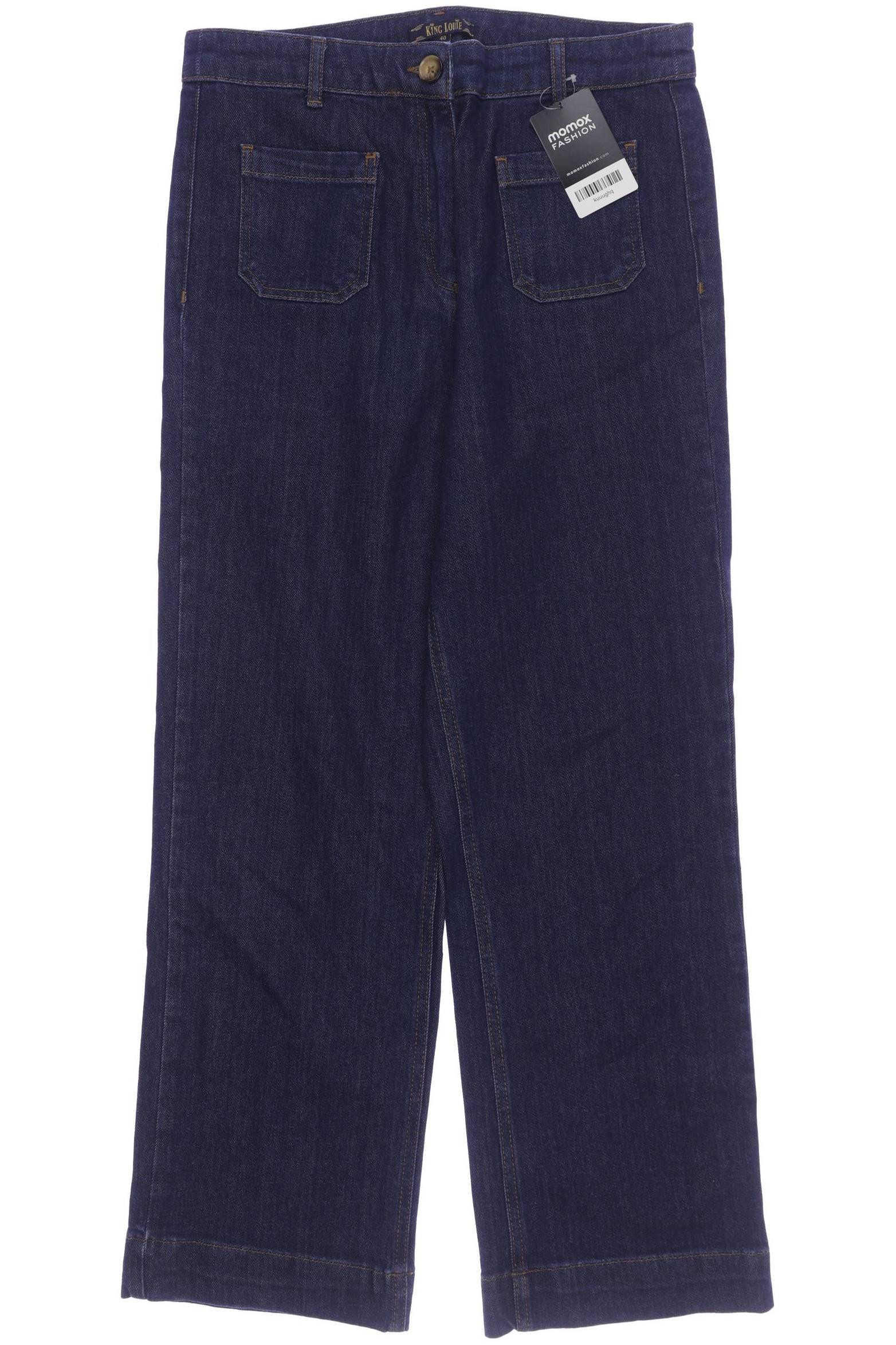 

King Louie Damen Jeans, blau, Gr. 40