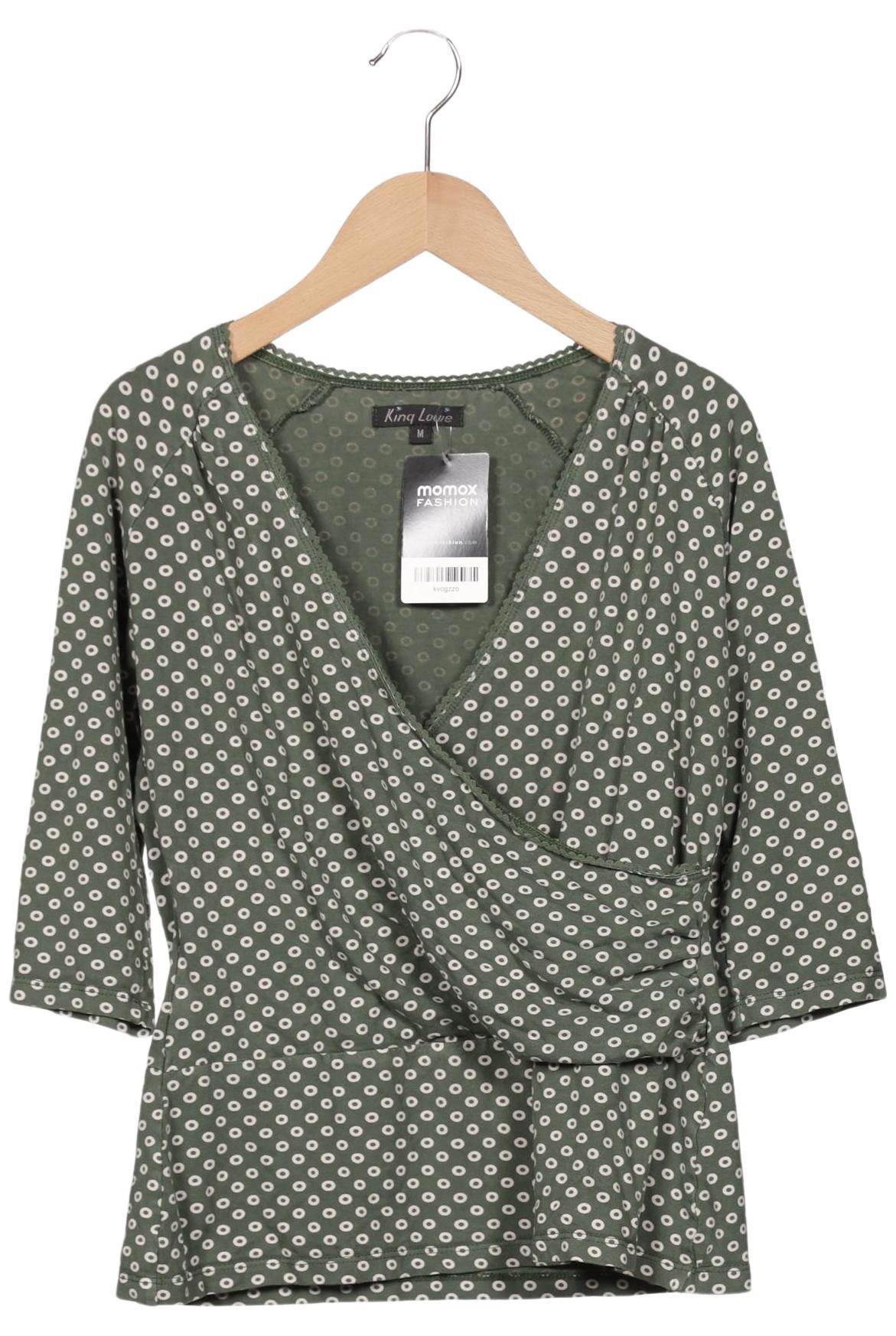 

King Louie Damen Langarmshirt, grün, Gr. 38