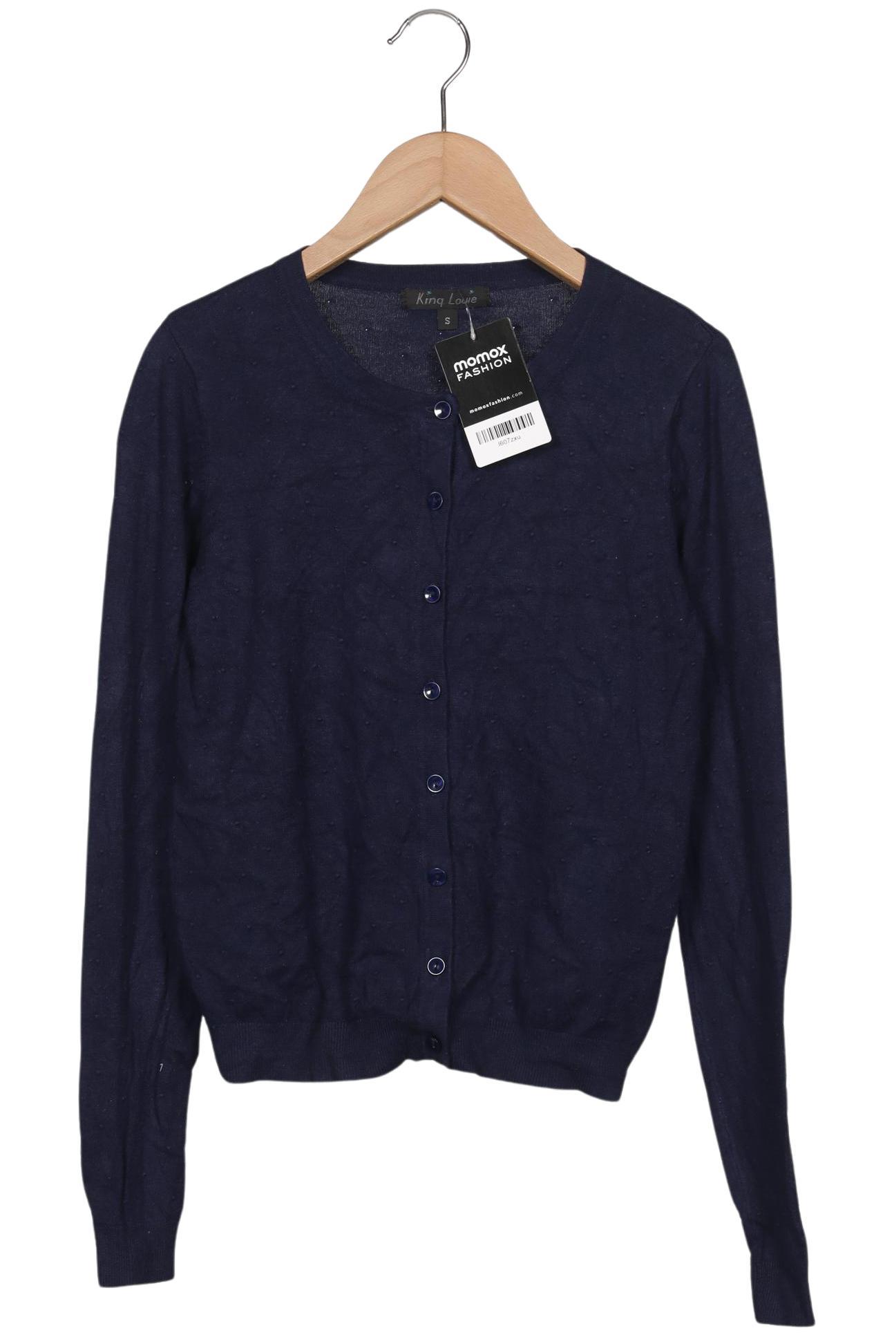 

King Louie Damen Strickjacke, marineblau, Gr. 36