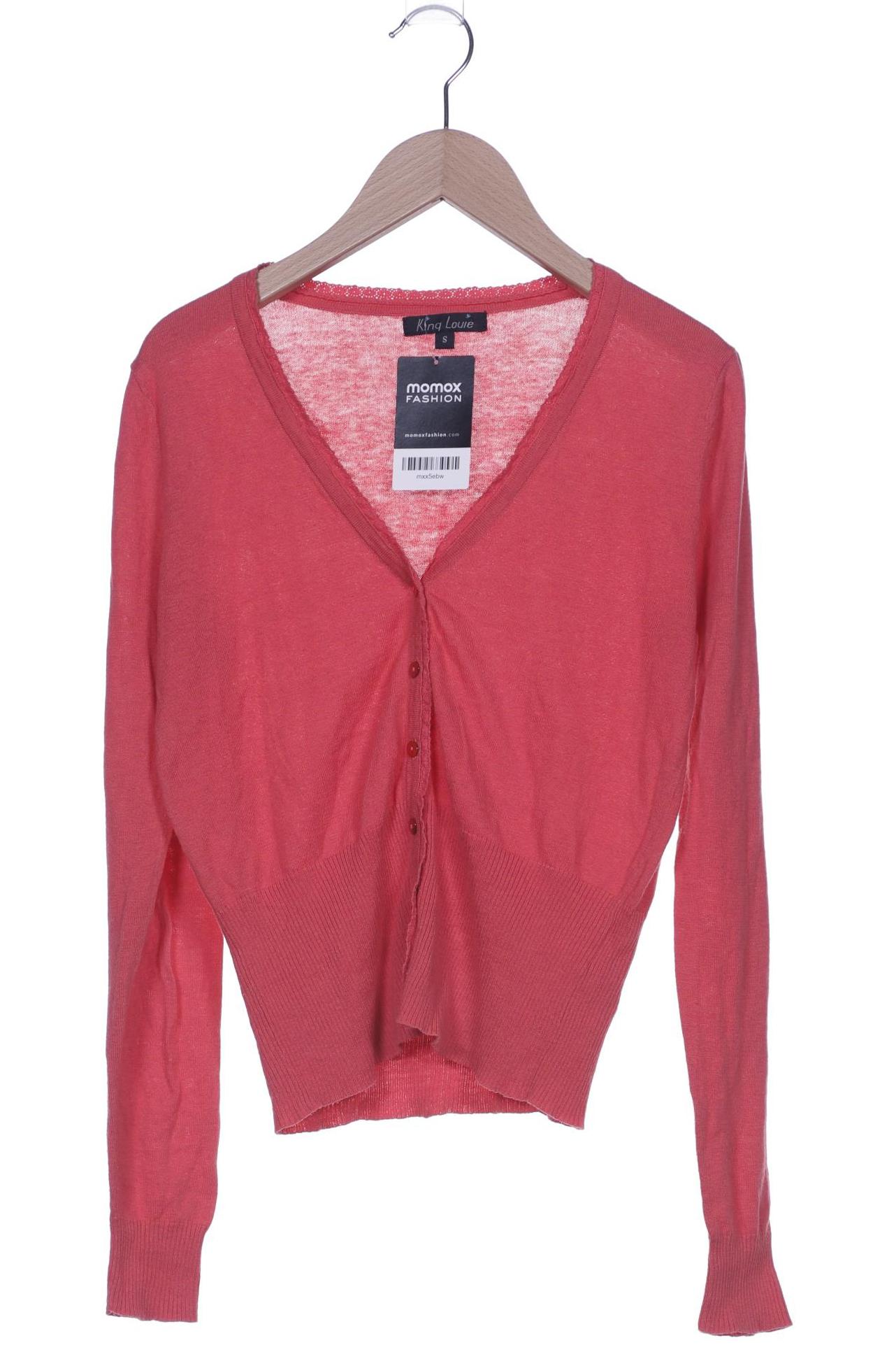 

King Louie Damen Strickjacke, rot, Gr. 36