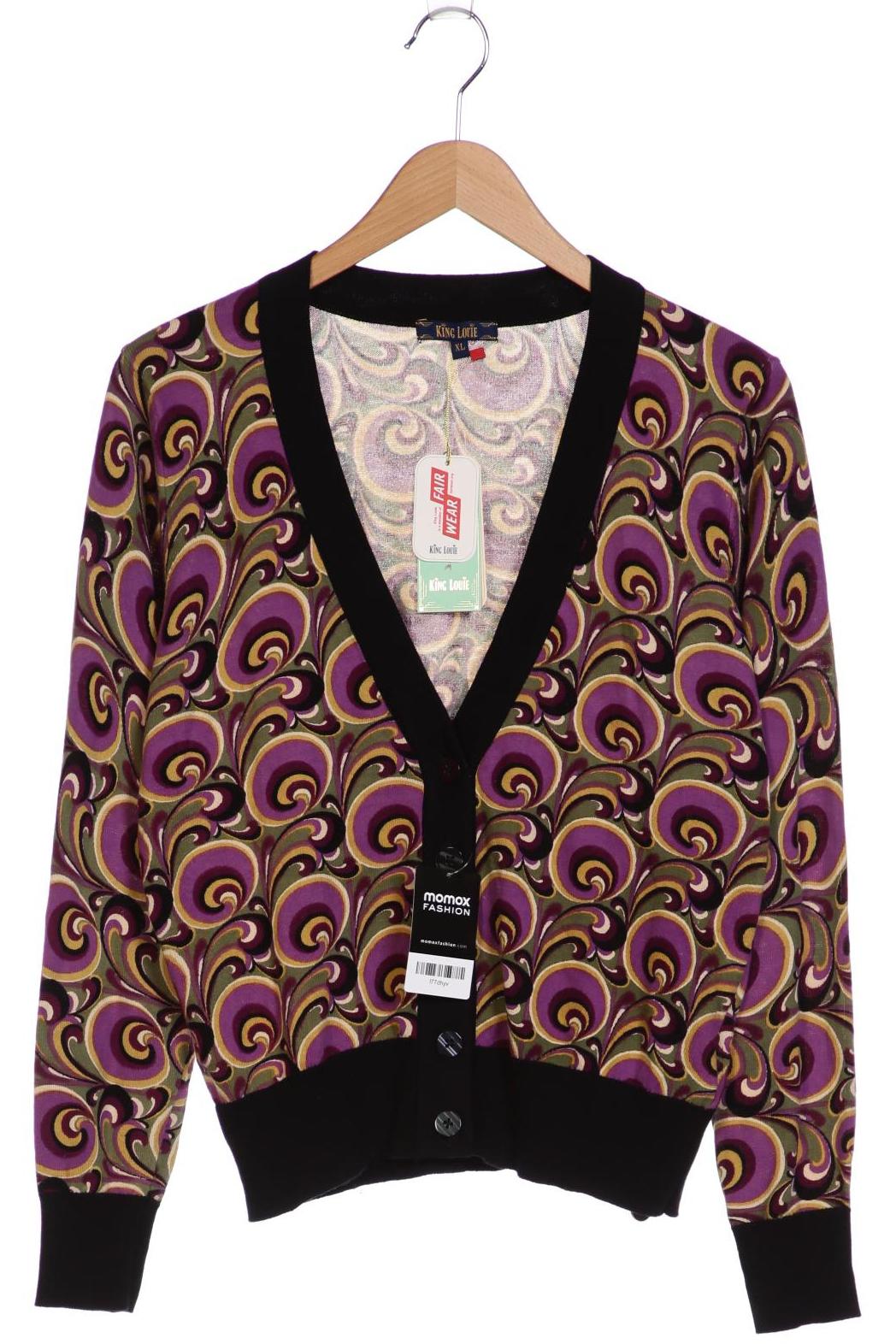 

King Louie Damen Strickjacke, flieder, Gr. 44