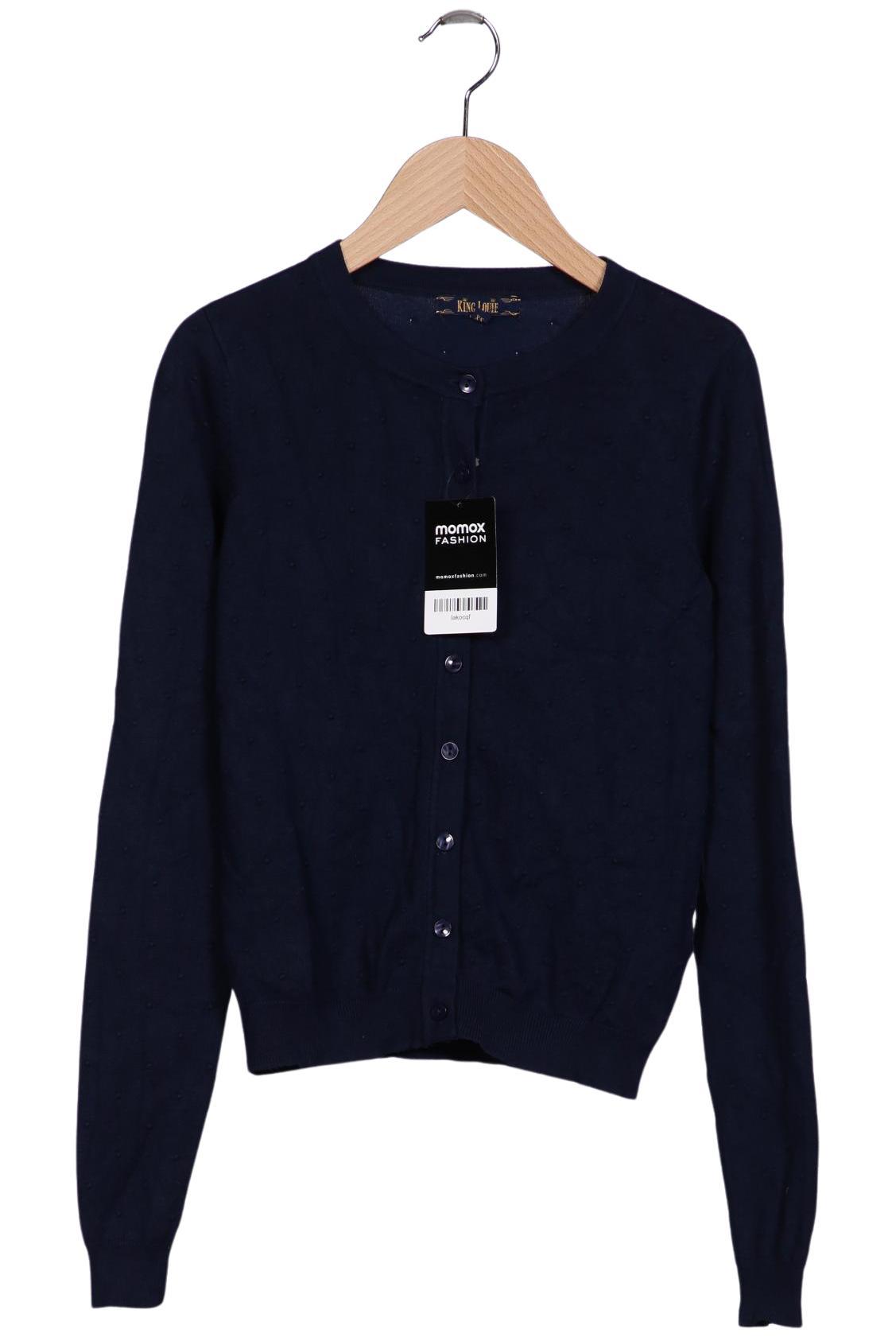 

King Louie Damen Strickjacke, marineblau, Gr. 34