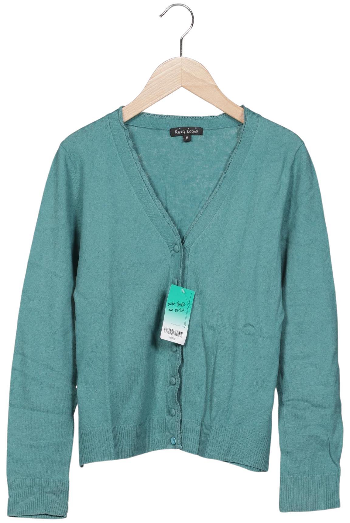 

King Louie Damen Strickjacke, grün, Gr. 38