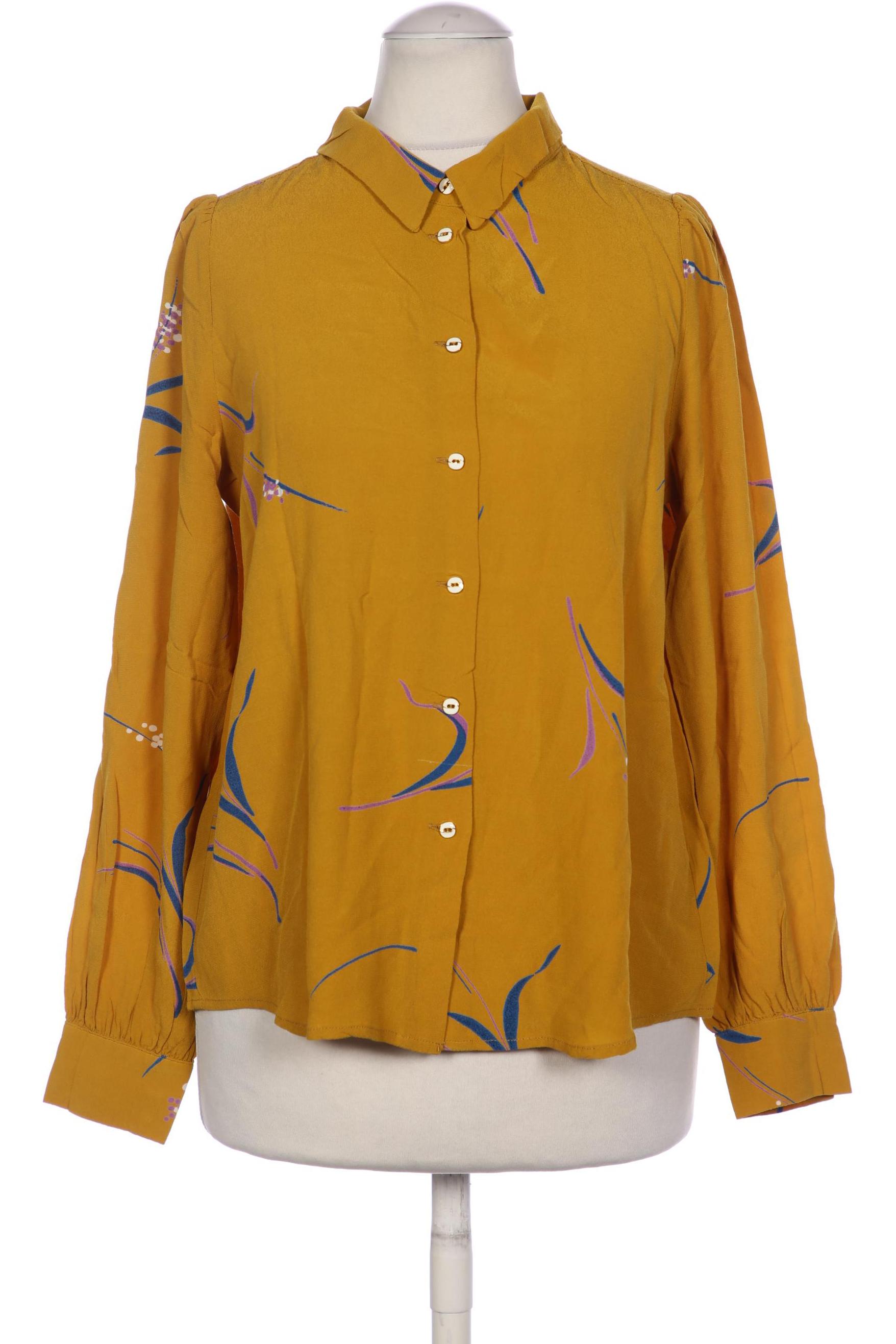 

King Louie Damen Bluse, gelb, Gr. 36