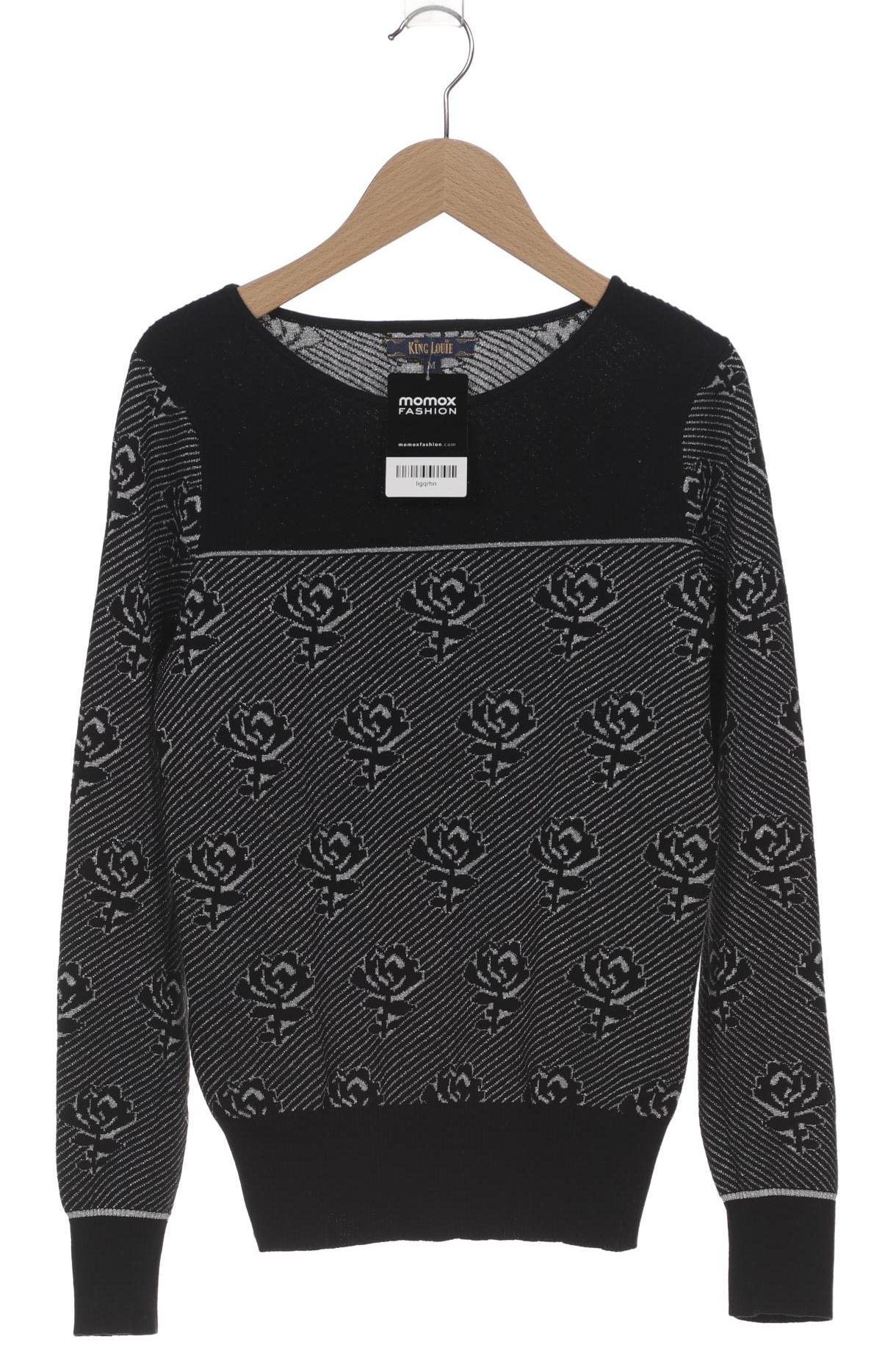

King Louie Damen Pullover, schwarz, Gr. 38