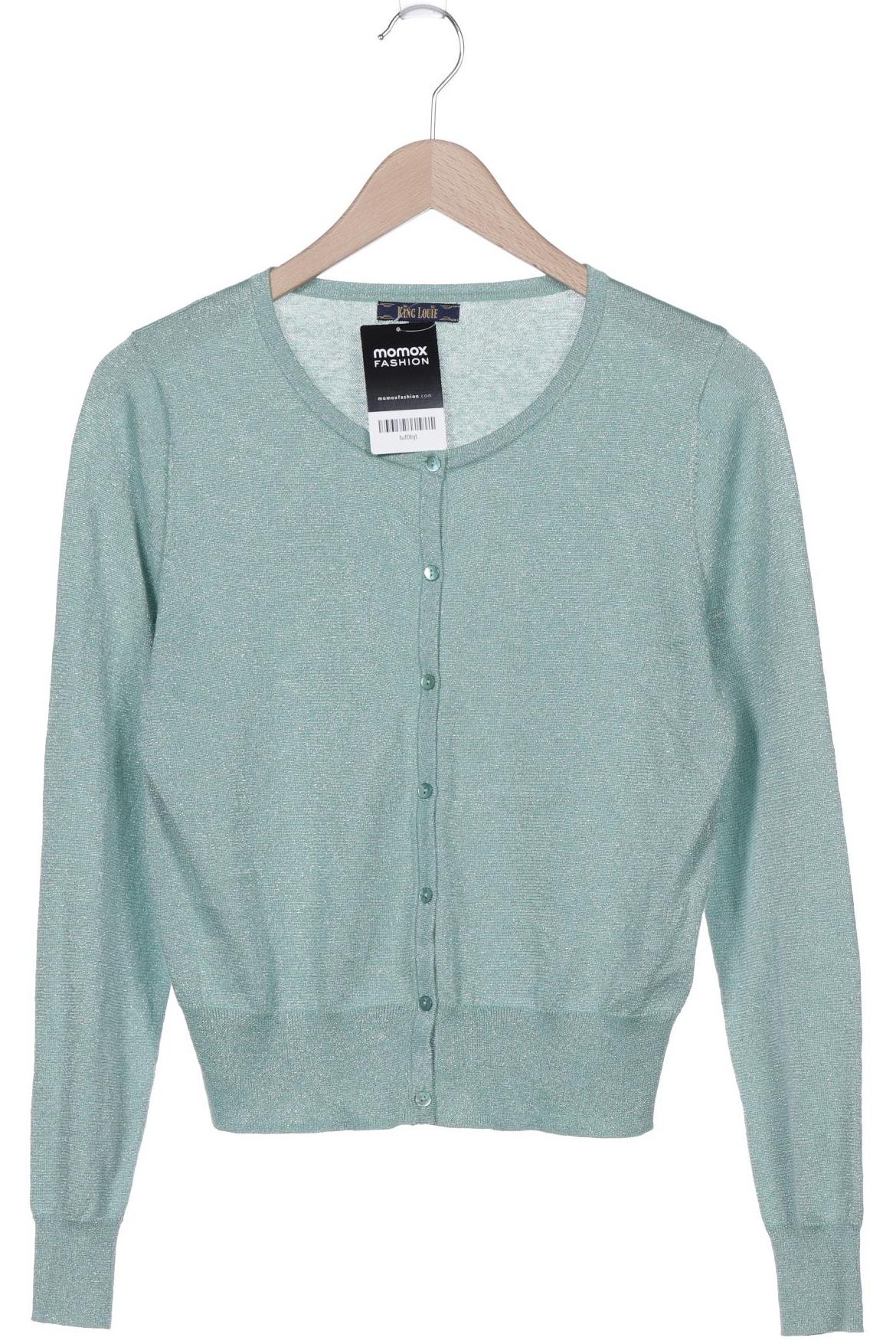 

King Louie Damen Strickjacke, grün, Gr. 42