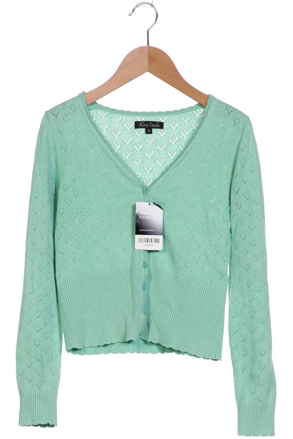 

King Louie Damen Strickjacke, grün, Gr. 36