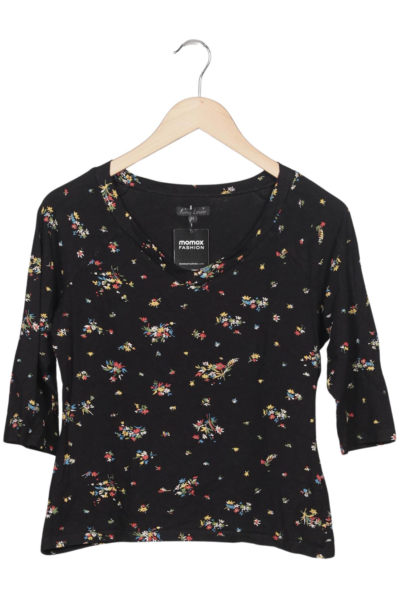 

King Louie Damen Langarmshirt, schwarz, Gr. 38