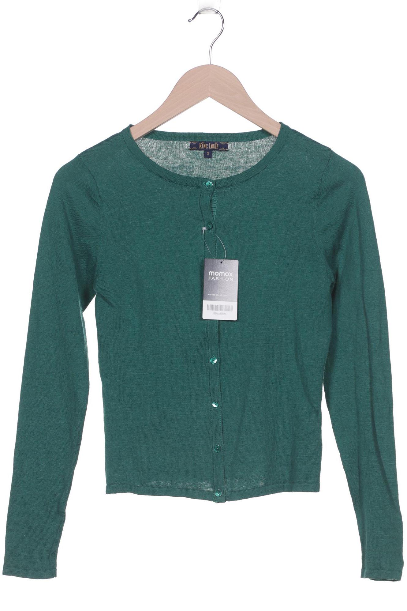 

King Louie Damen Strickjacke, grün, Gr. 36