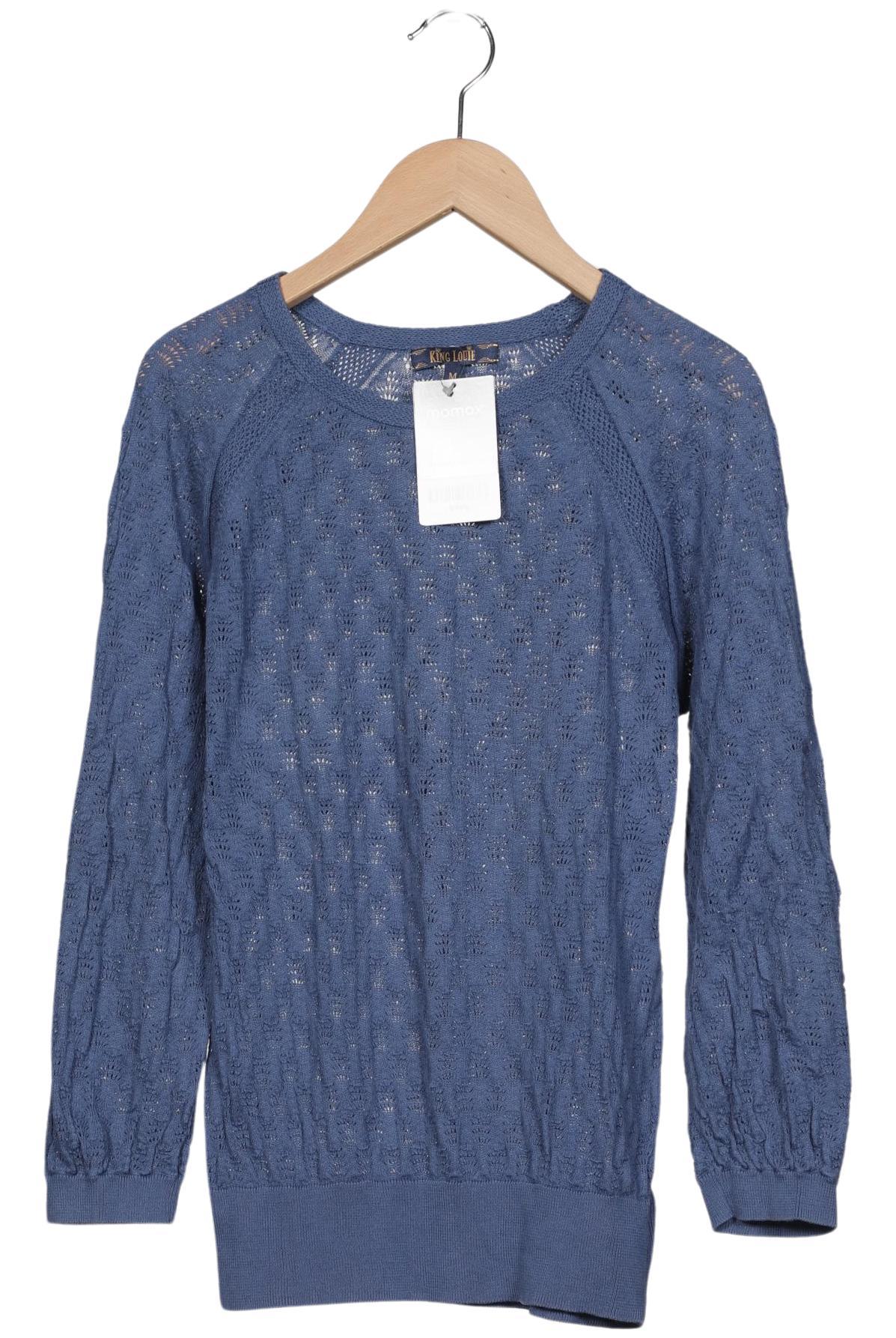 

King Louie Damen Pullover, blau, Gr. 38