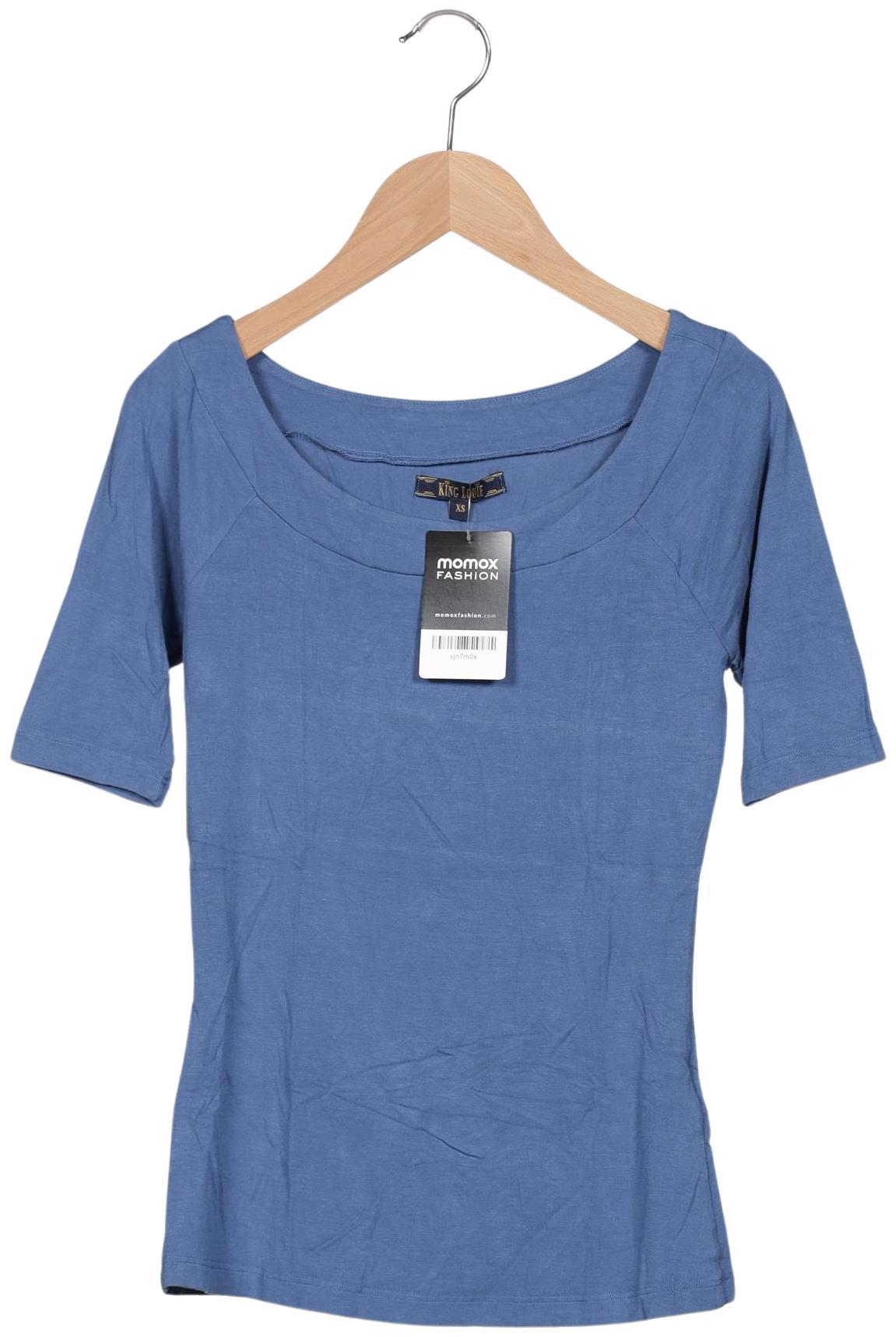 

King Louie Damen T-Shirt, blau, Gr. 44