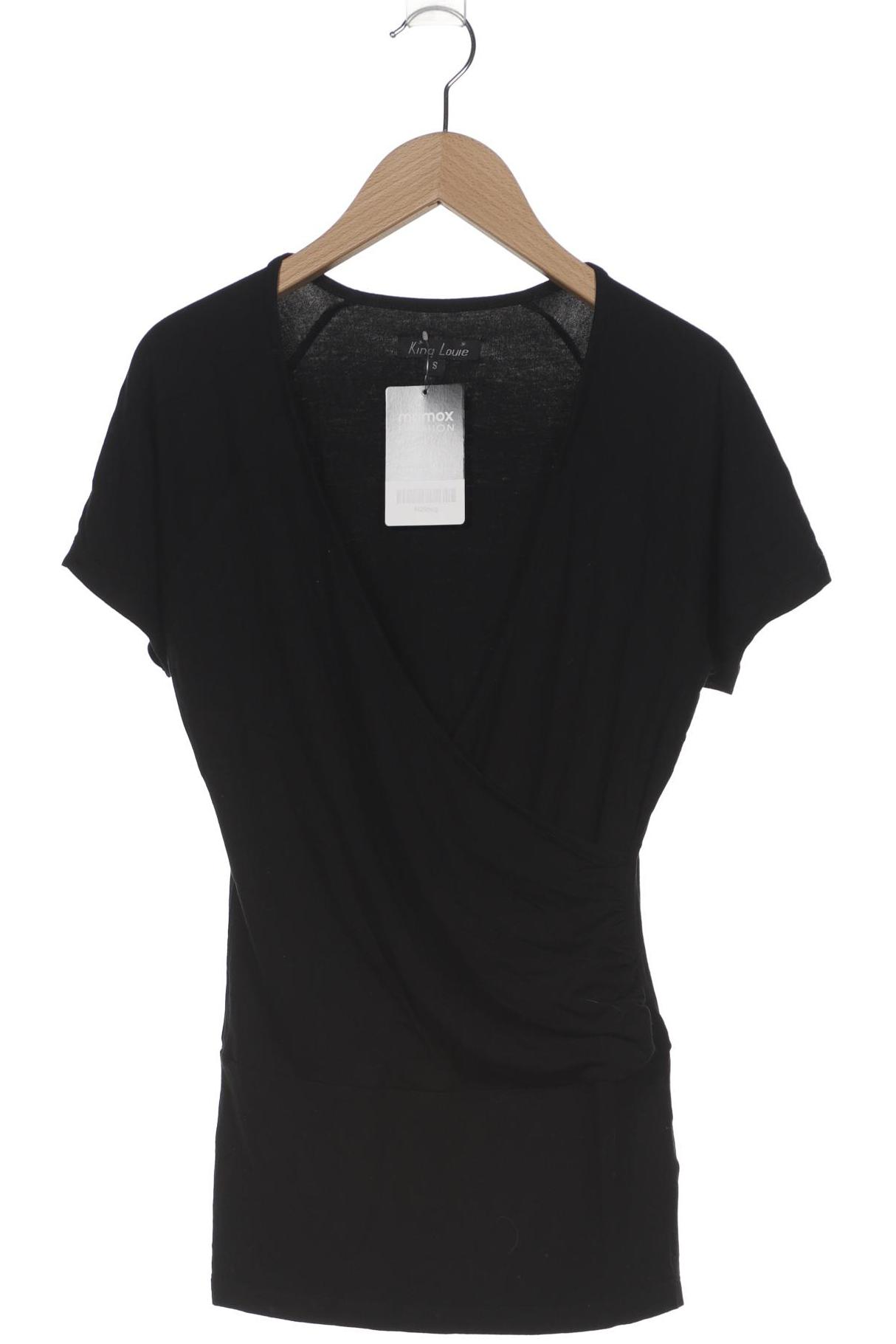 

King Louie Damen T-Shirt, schwarz, Gr. 36