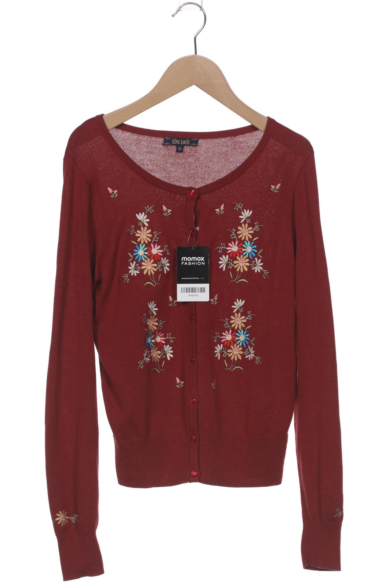 

King Louie Damen Strickjacke, bordeaux, Gr. 38