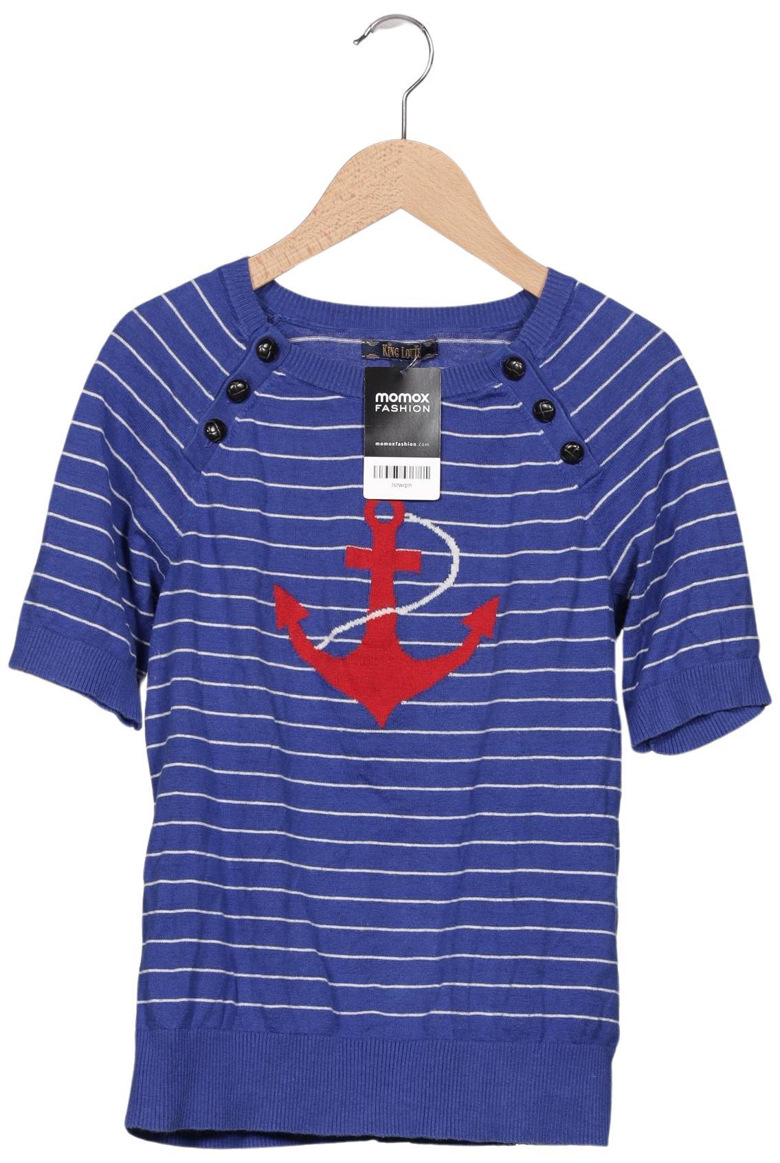 

King Louie Damen Pullover, blau, Gr. 42