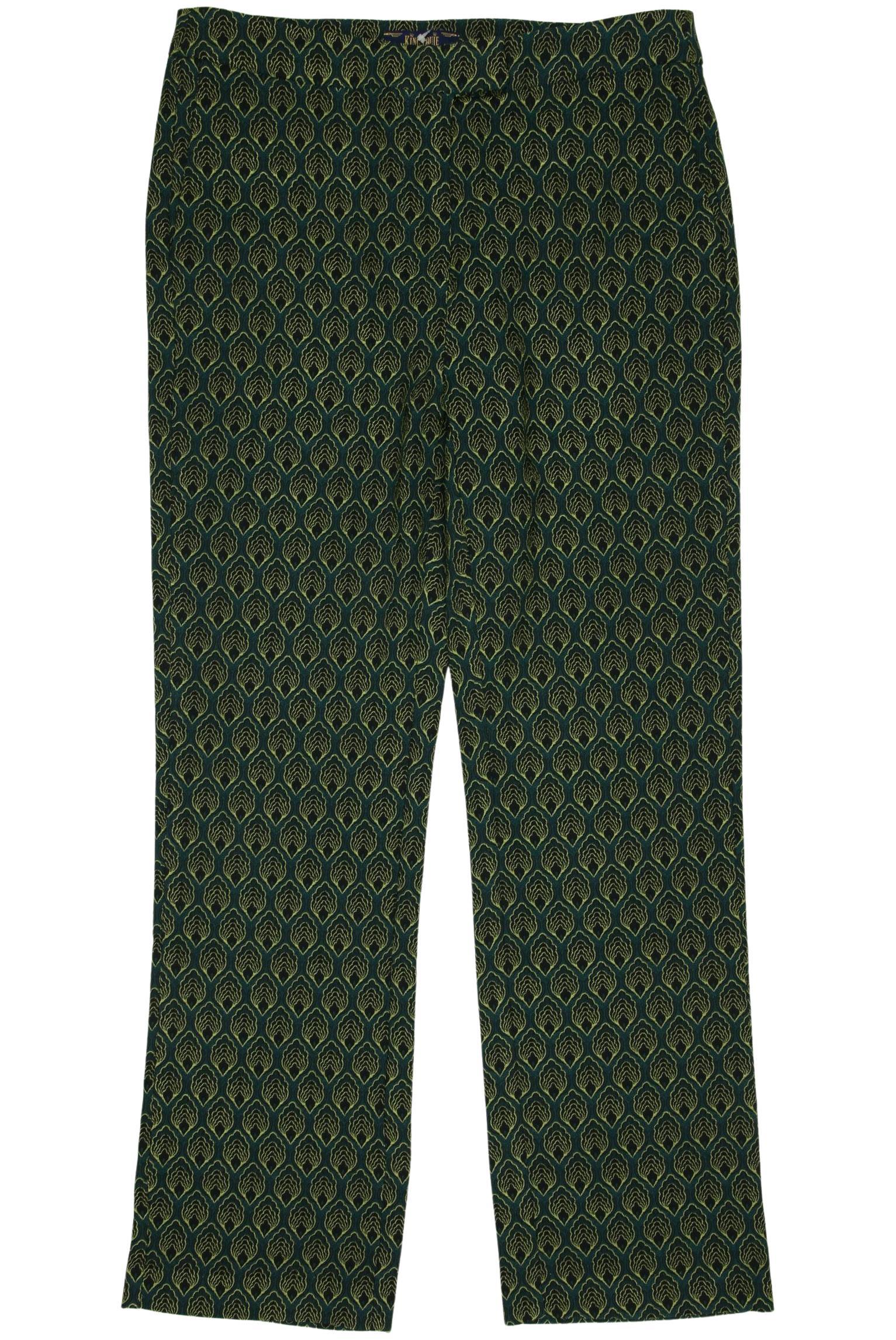 

King Louie Damen Stoffhose, grün, Gr. 36