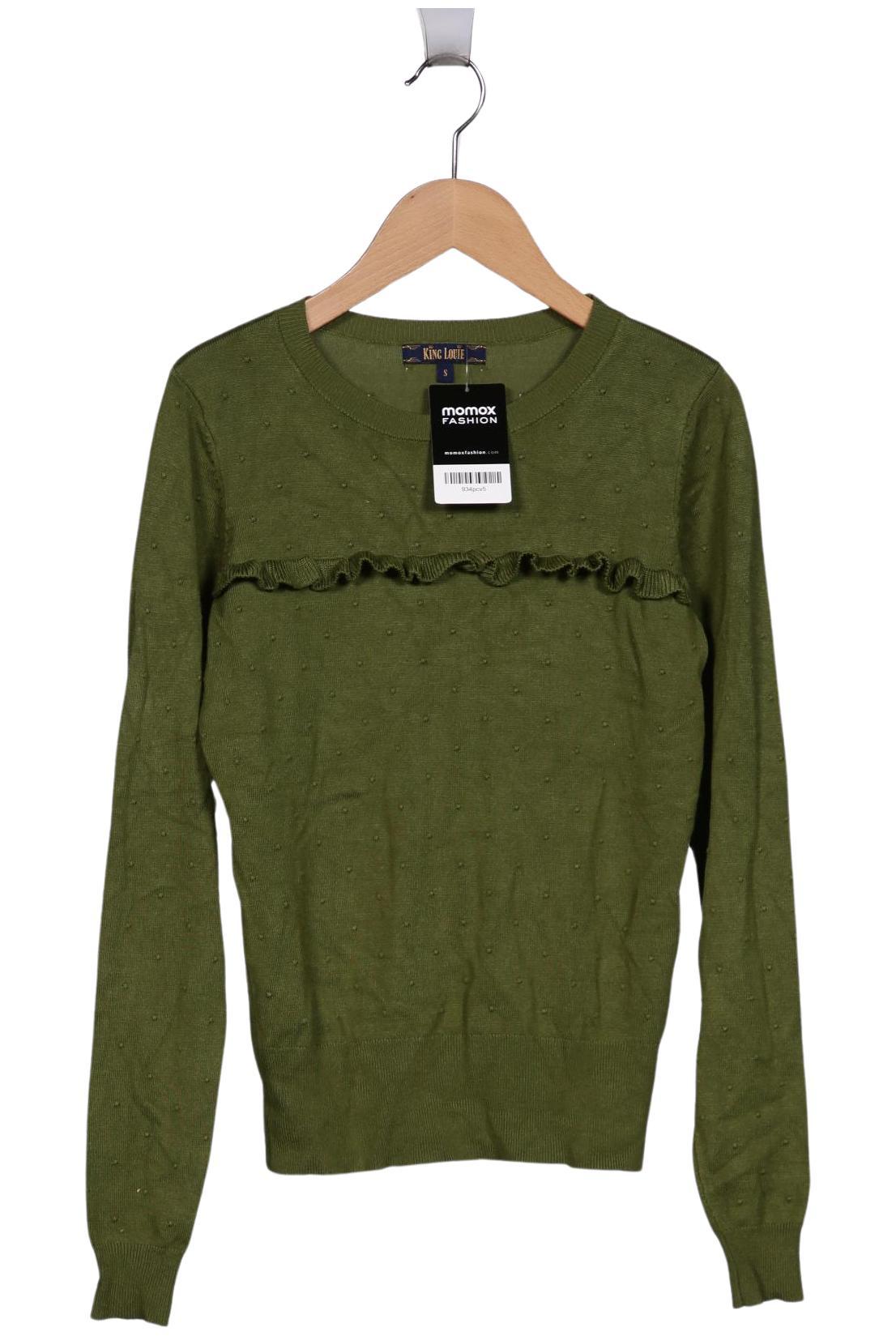 

King Louie Damen Pullover, grün, Gr. 36