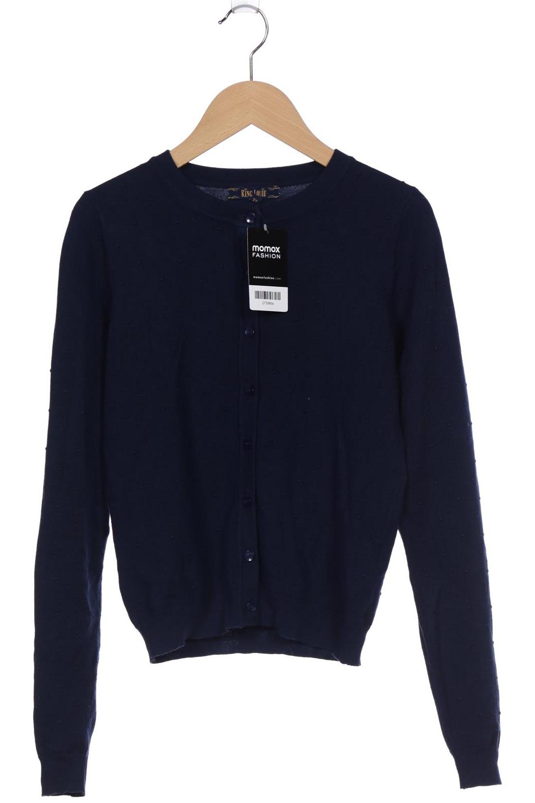 

King Louie Damen Strickjacke, marineblau, Gr. 34