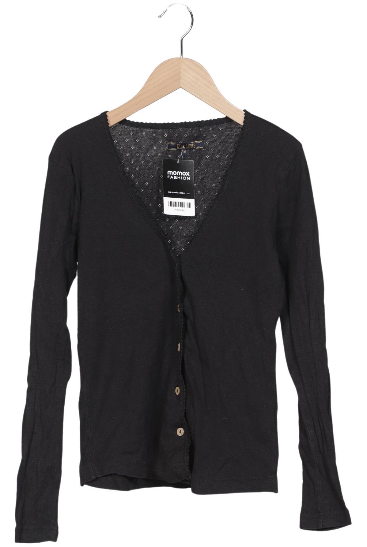 

King Louie Damen Strickjacke, schwarz, Gr. 38