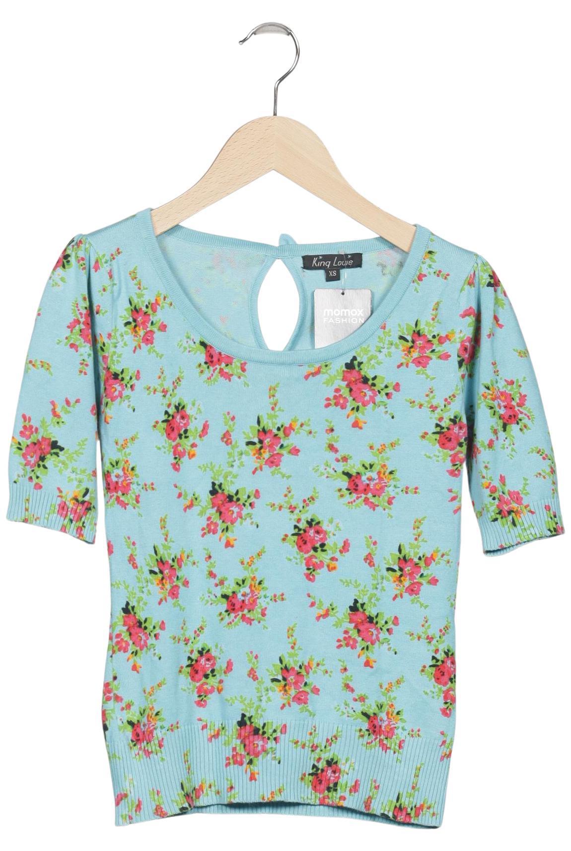 

King Louie Damen Pullover, hellblau, Gr. 34