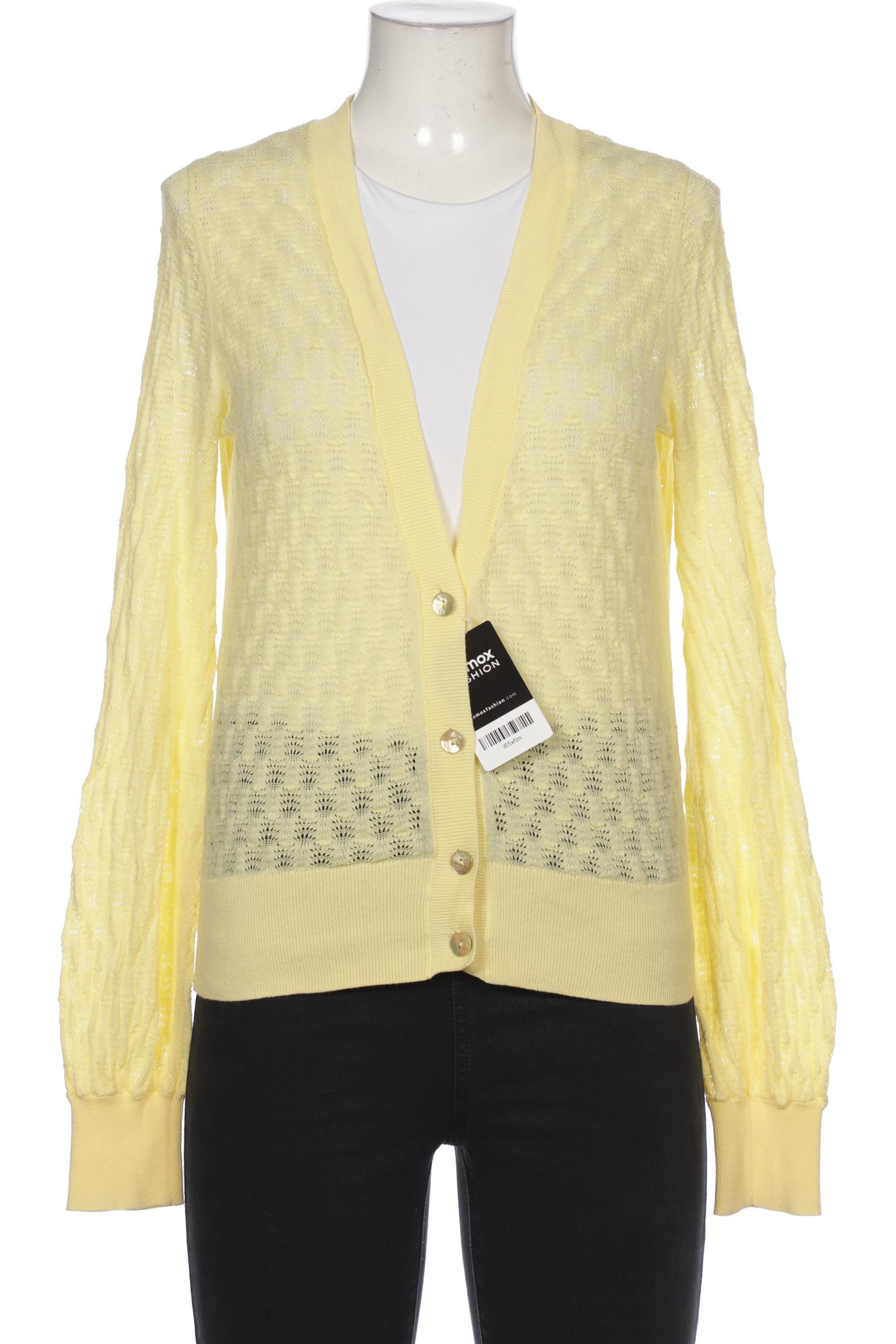 

King Louie Damen Strickjacke, gelb, Gr. 42