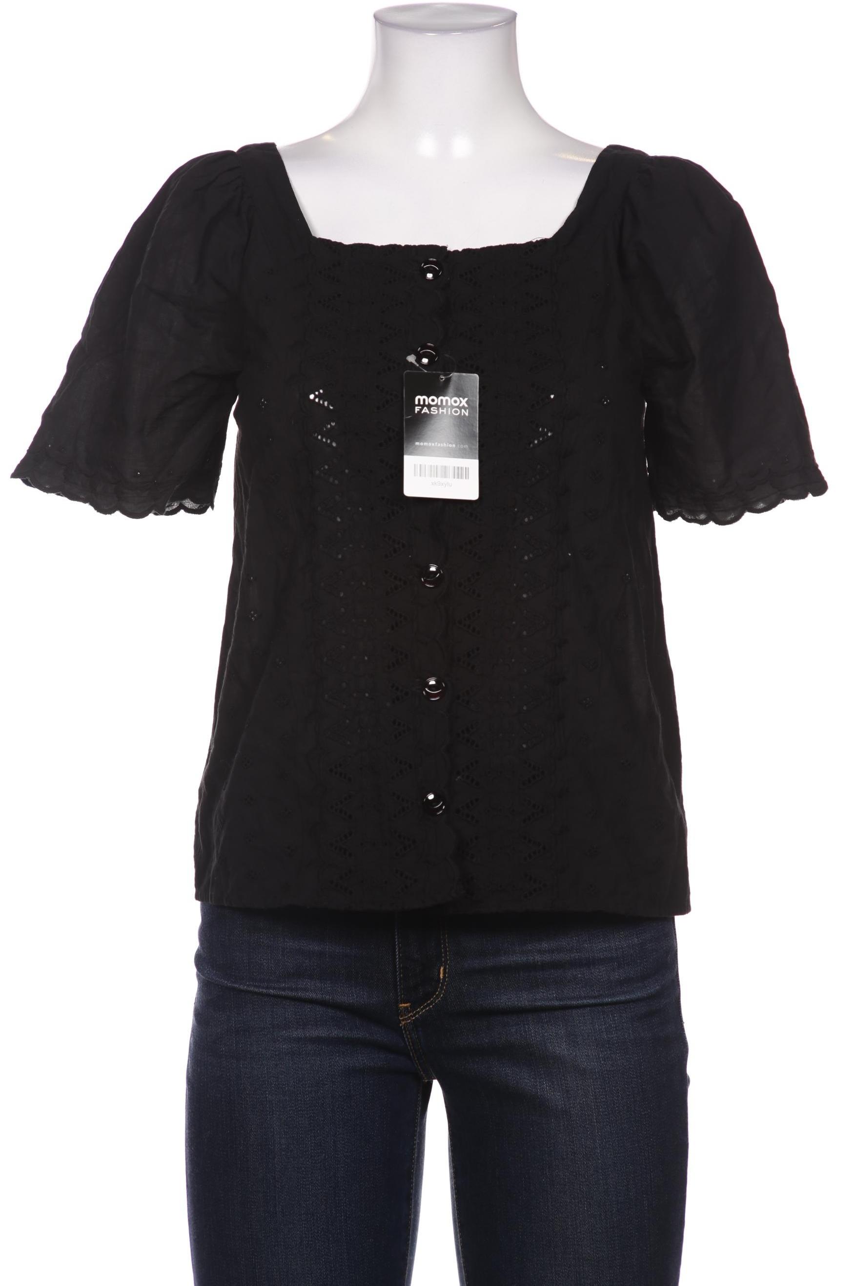 

King Louie Damen Bluse, schwarz, Gr. 38
