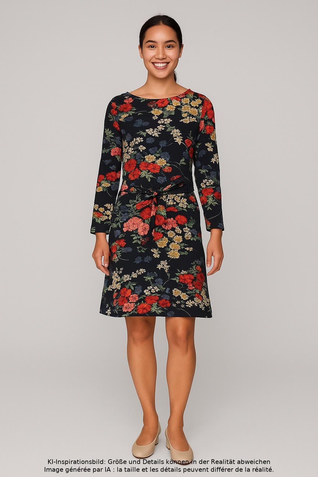 

King Louie Damen Kleid, mehrfarbig, Gr. 34