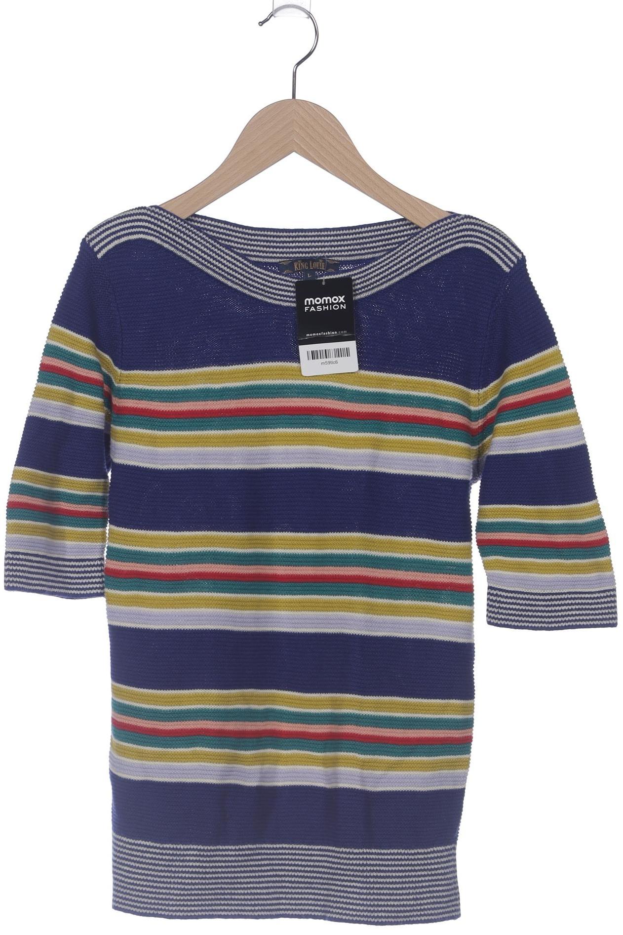 

King Louie Damen Pullover, blau, Gr. 42