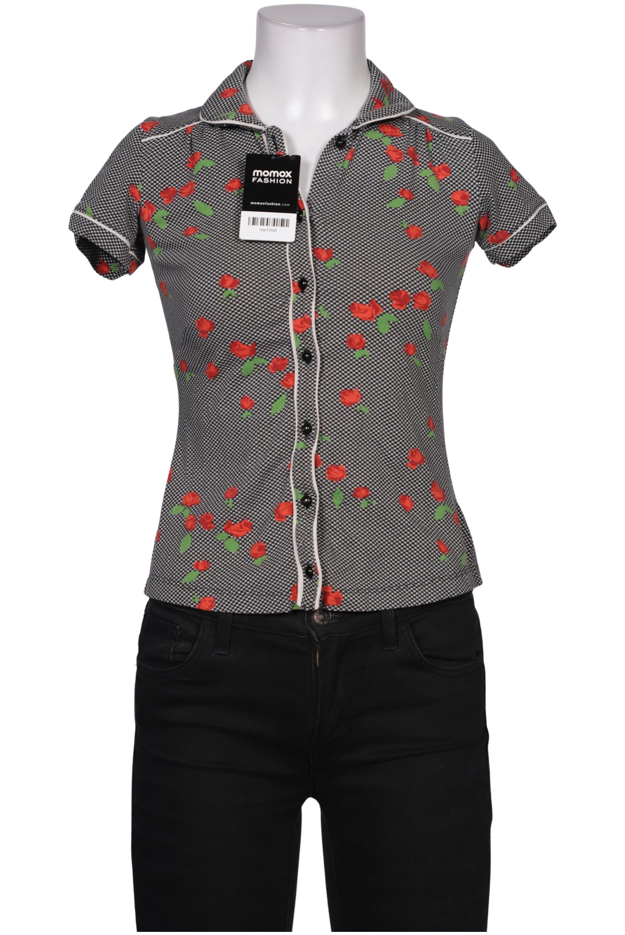 

King Louie Damen Bluse, grau, Gr. 34