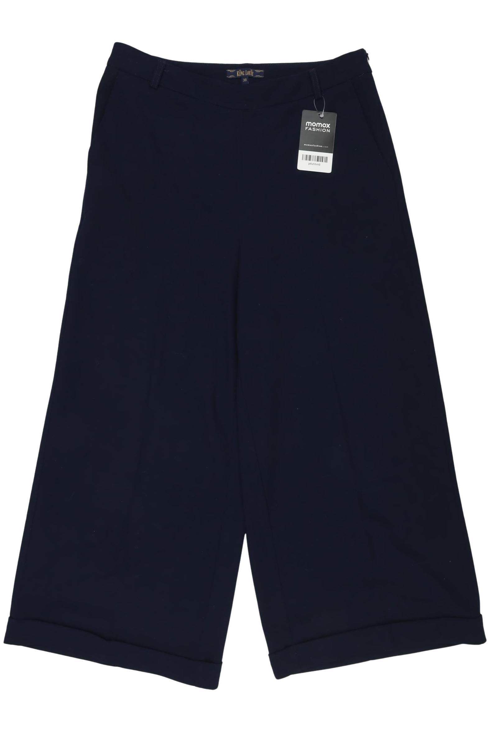 

King Louie Damen Stoffhose, marineblau, Gr. 38