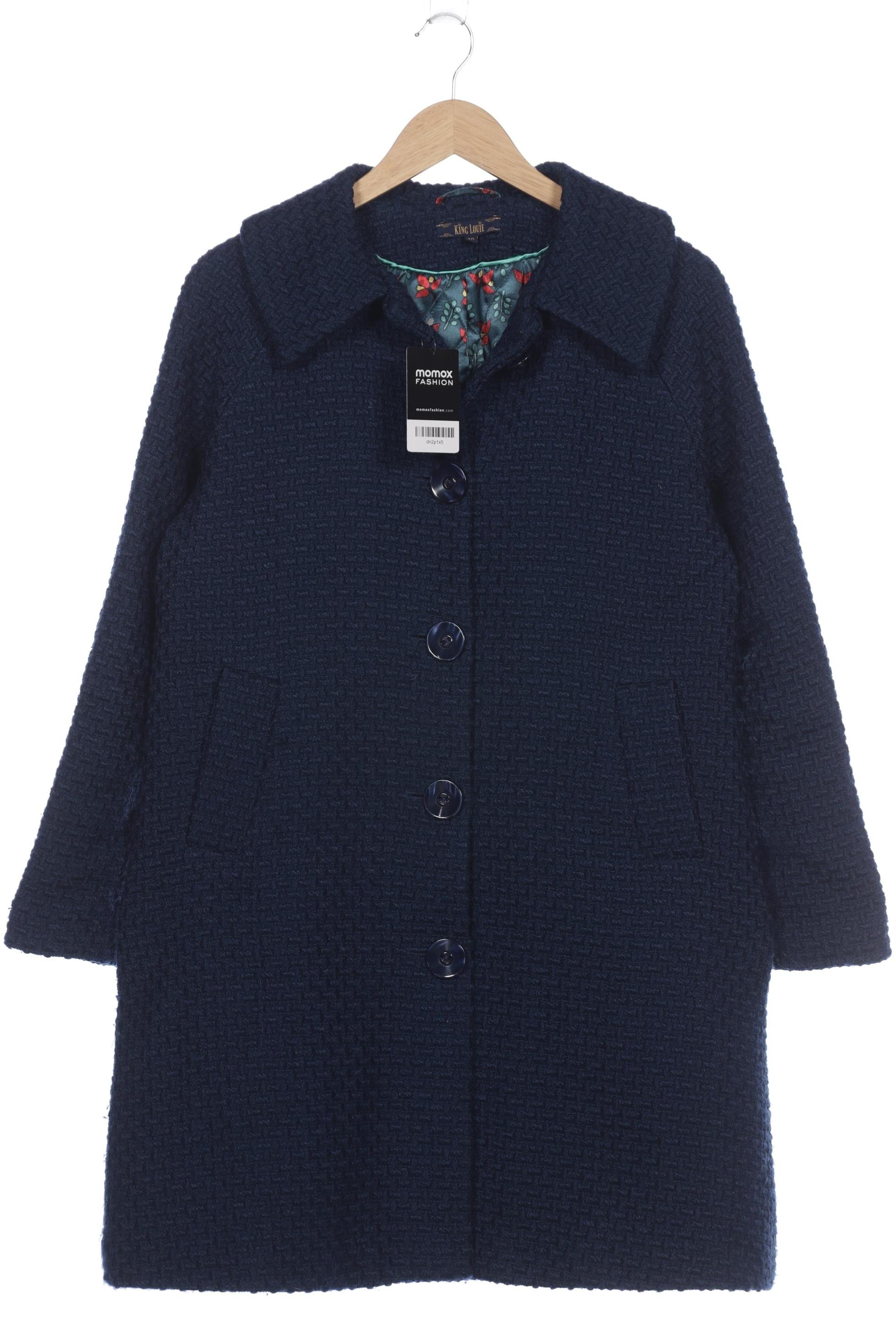 

King Louie Damen Mantel, marineblau, Gr. 40